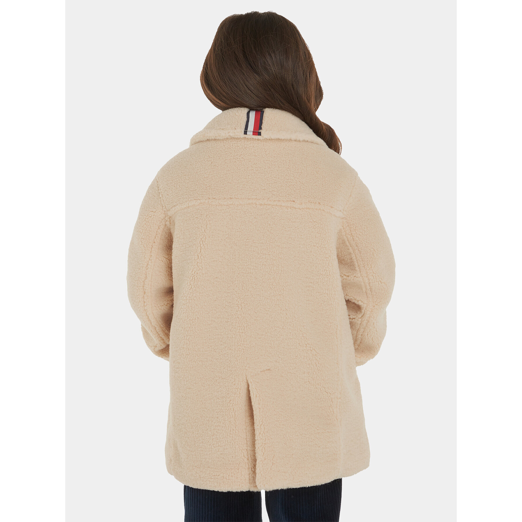 Tommy Hilfiger Ovčje usnje KG0KG07544 Bež Regular Fit - Pepit.si