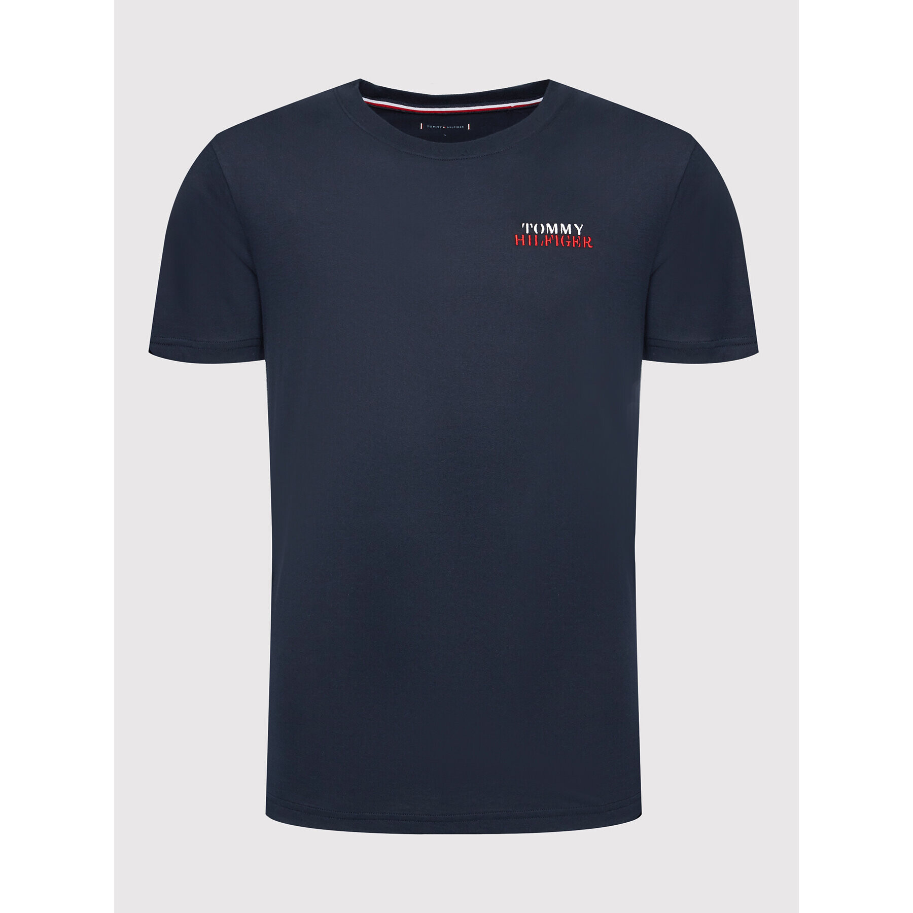 Tommy Hilfiger Pižama Short Set UM0UM02433 Mornarsko modra Regular Fit - Pepit.si