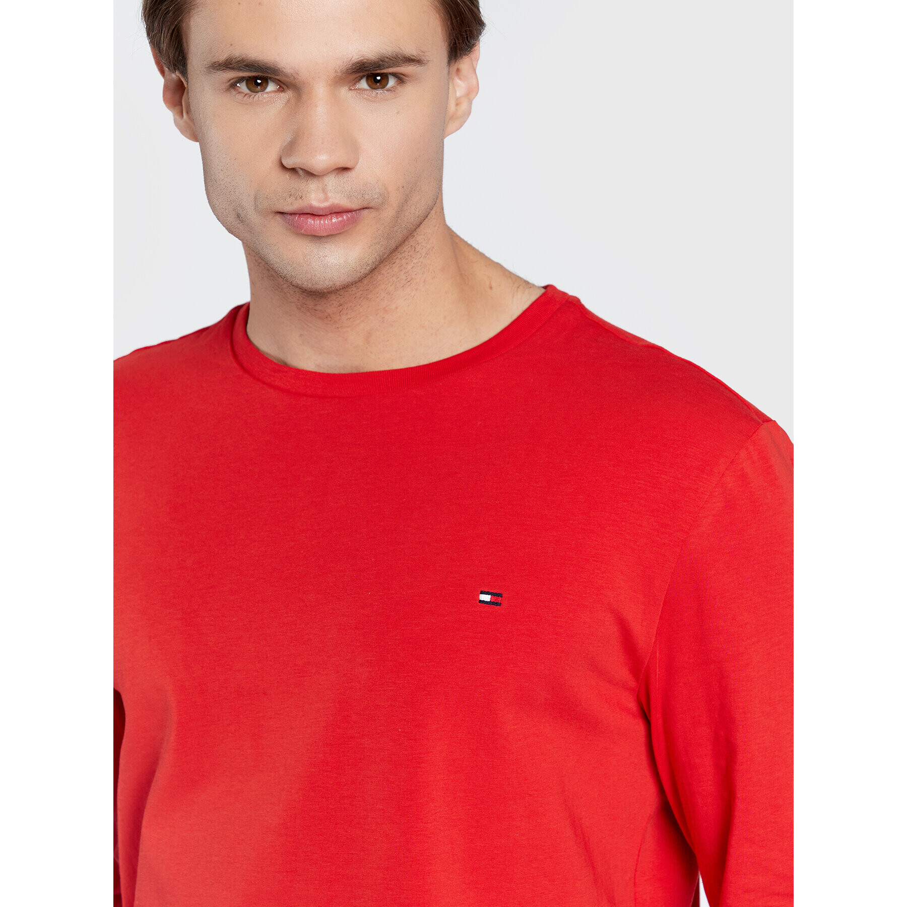 Tommy Hilfiger Pižama Woven UM0UM01960 Rdeča Regular Fit - Pepit.si