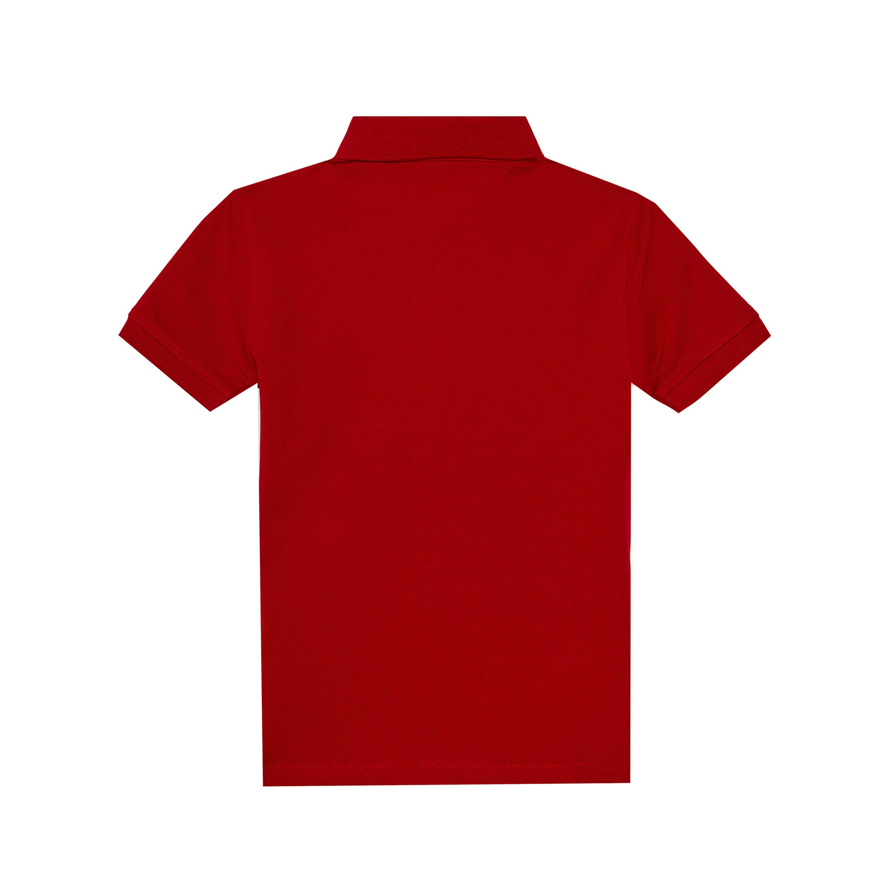 Tommy Hilfiger Polo majica Boys Tommy KB0KB03975 S Rdeča Regular Fit - Pepit.si