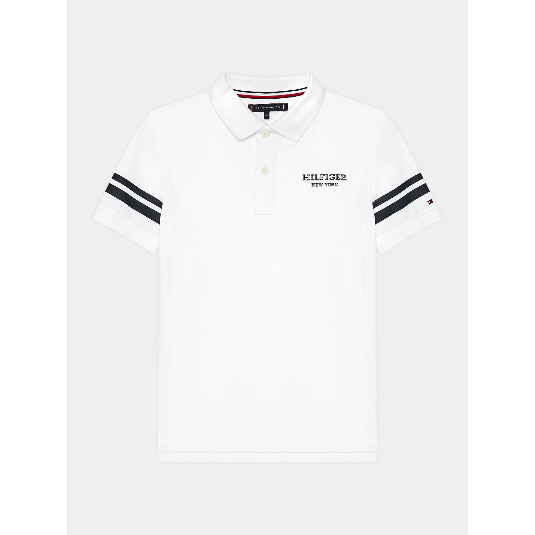 Tommy Hilfiger Polo majica Monotype KB0KB08882 D Bela Regular Fit - Pepit.si