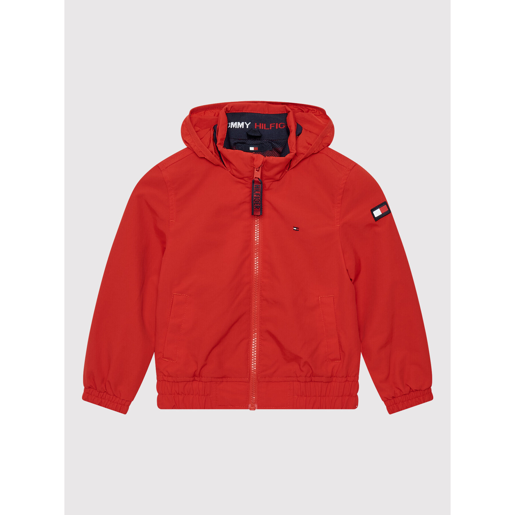 Tommy Hilfiger Prehodna jakna Essential KB0KB07102 M Rdeča Regular Fit - Pepit.si