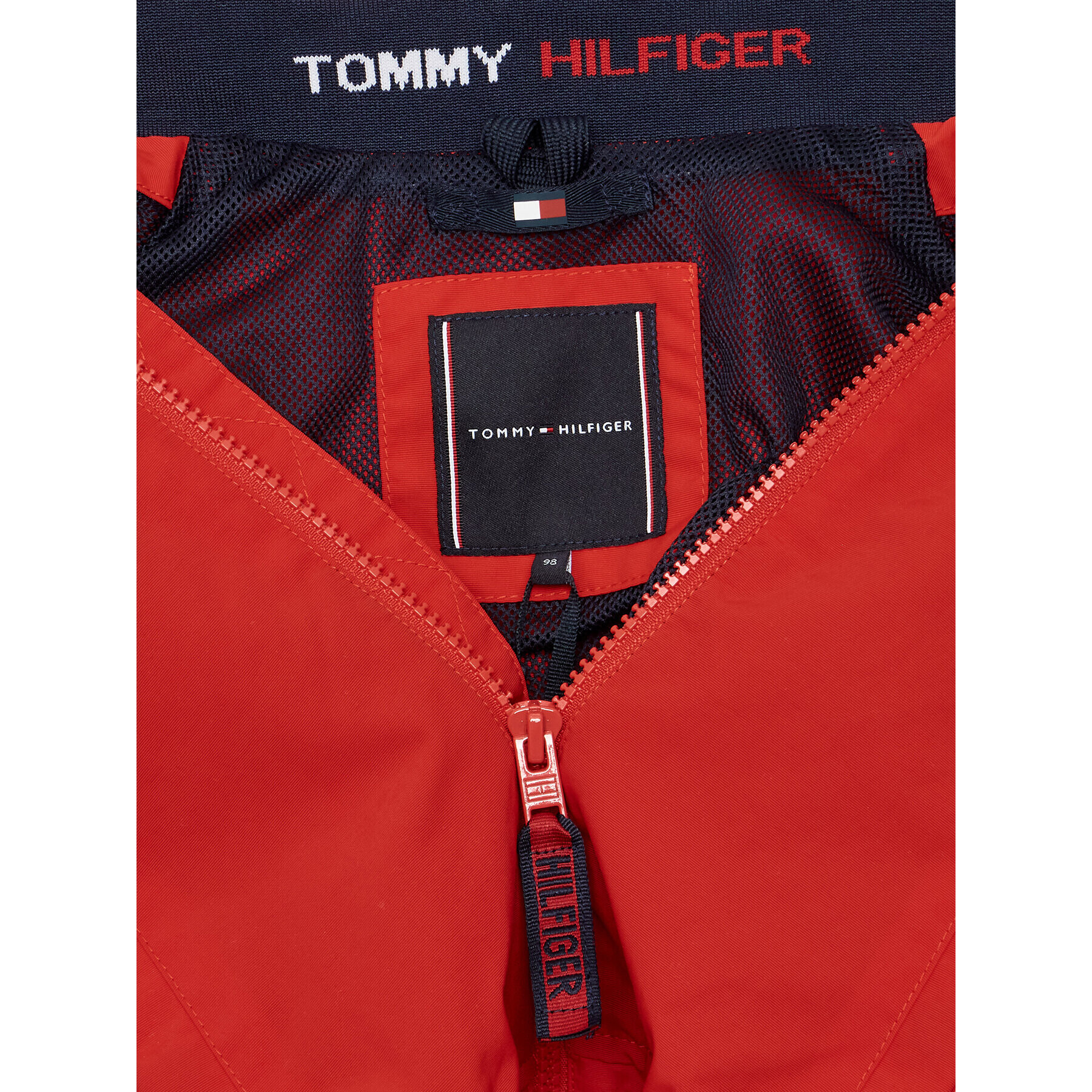 Tommy Hilfiger Prehodna jakna Essential KB0KB07102 M Rdeča Regular Fit - Pepit.si