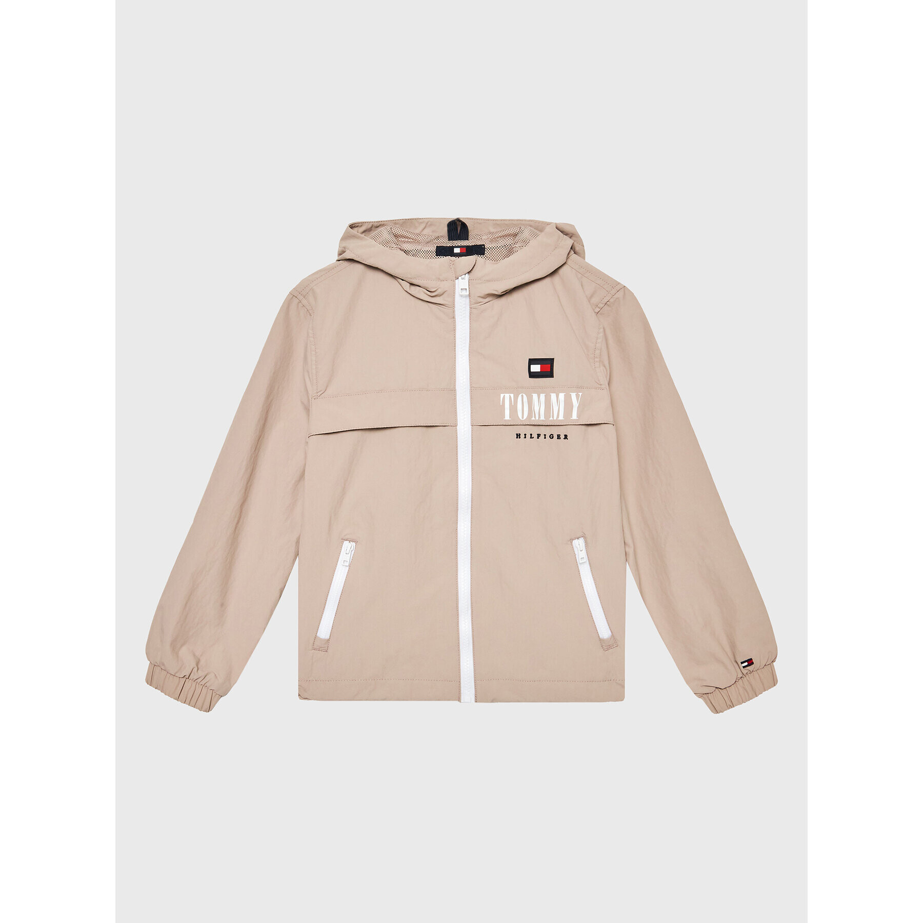 Tommy Hilfiger Prehodna jakna Hero KS0KS00314 D Bež Regular Fit - Pepit.si