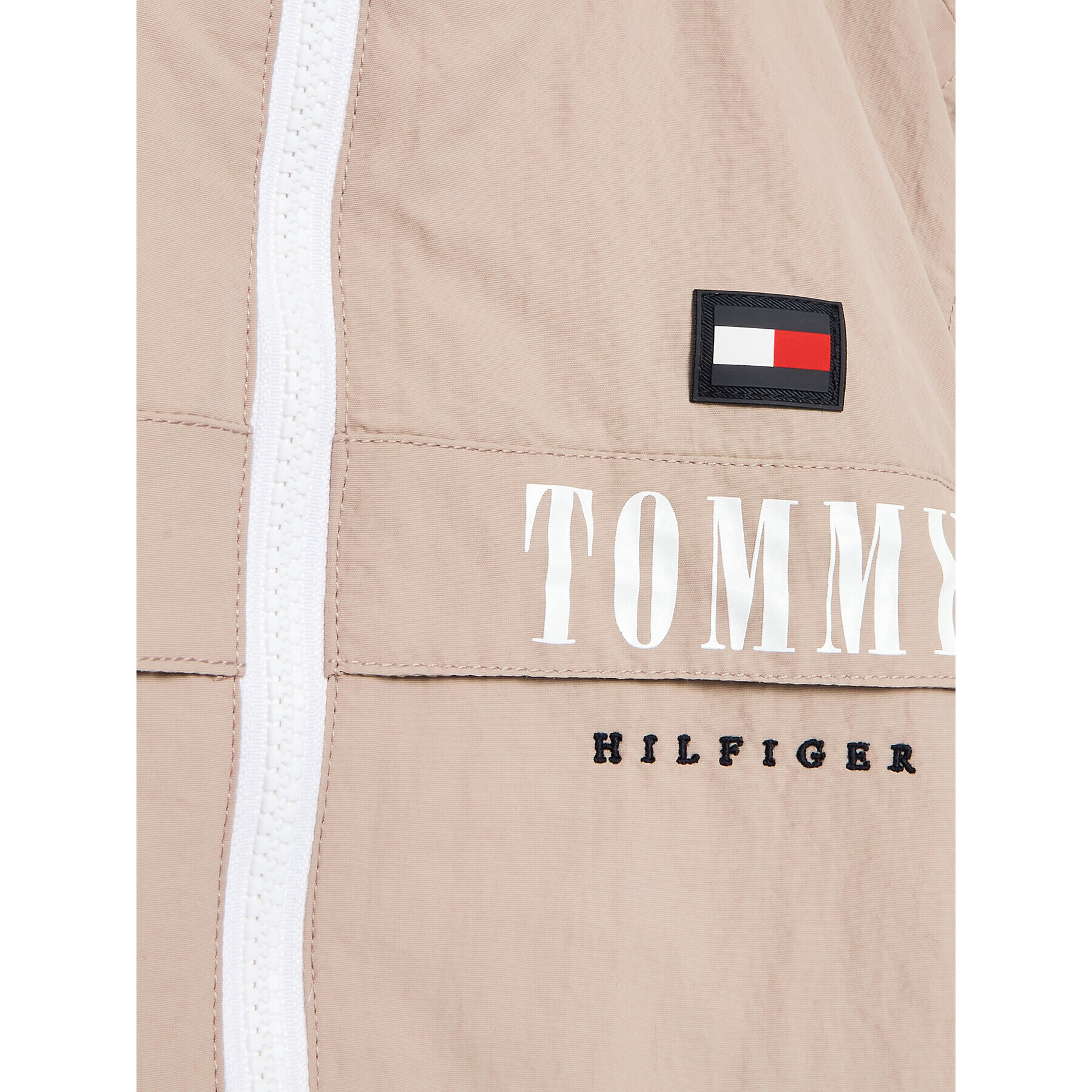 Tommy Hilfiger Prehodna jakna Hero KS0KS00314 D Bež Regular Fit - Pepit.si