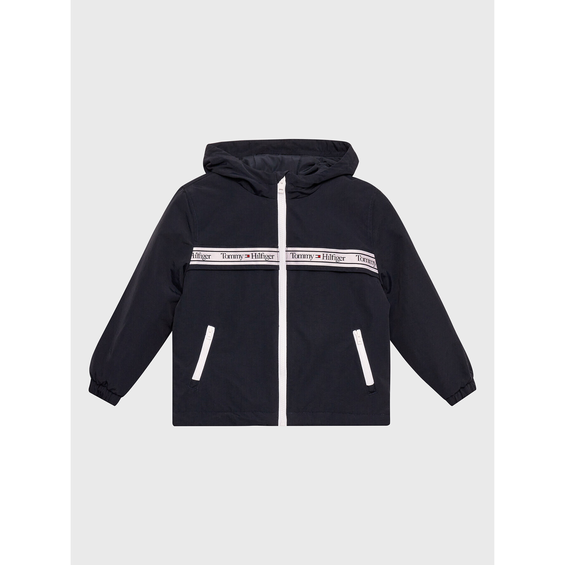 Tommy Hilfiger Prehodna jakna Hero KS0KS00360 M Mornarsko modra Regular Fit - Pepit.si