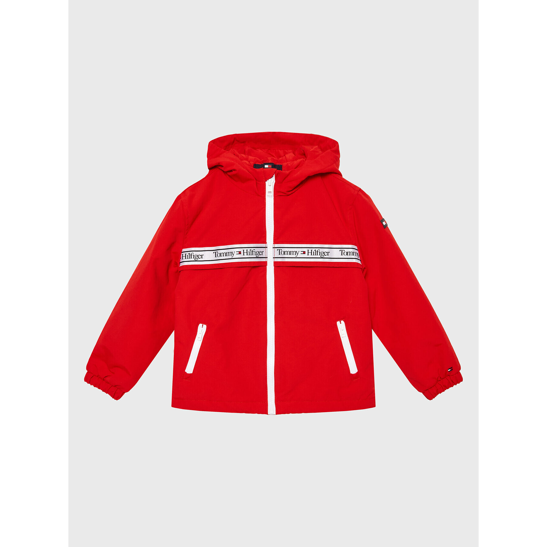 Tommy Hilfiger Prehodna jakna Hero KS0KS00360 M Rdeča Regular Fit - Pepit.si