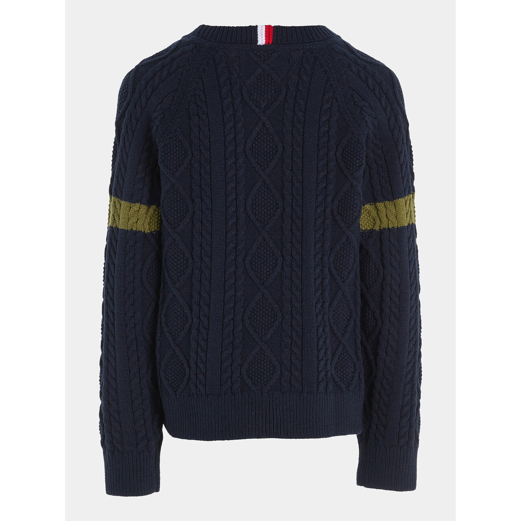 Tommy Hilfiger Pulover Monotype KB0KB08513 Mornarsko modra Regular Fit - Pepit.si