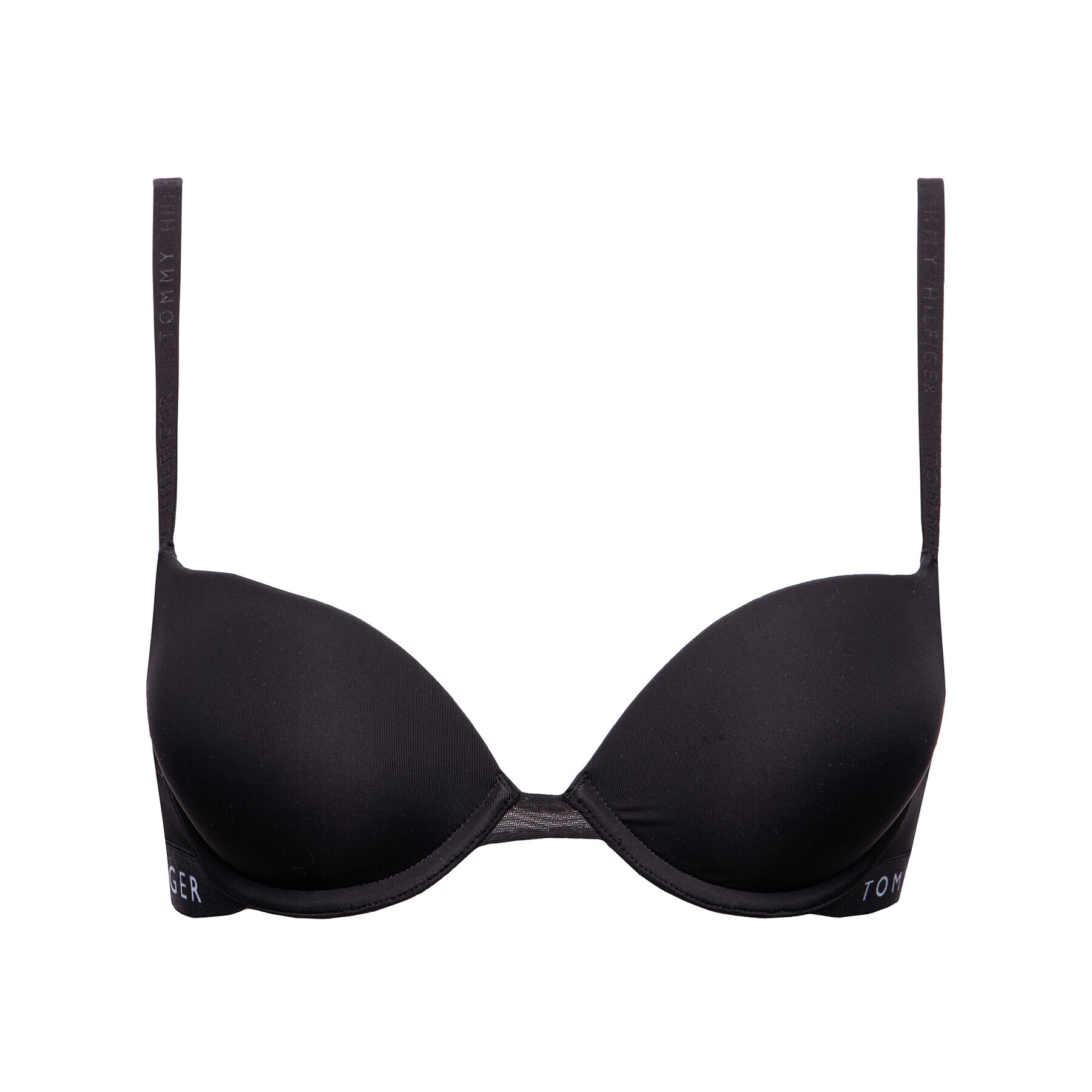 Tommy Hilfiger Push-Up nedrček UW0UW00045 Črna - Pepit.si