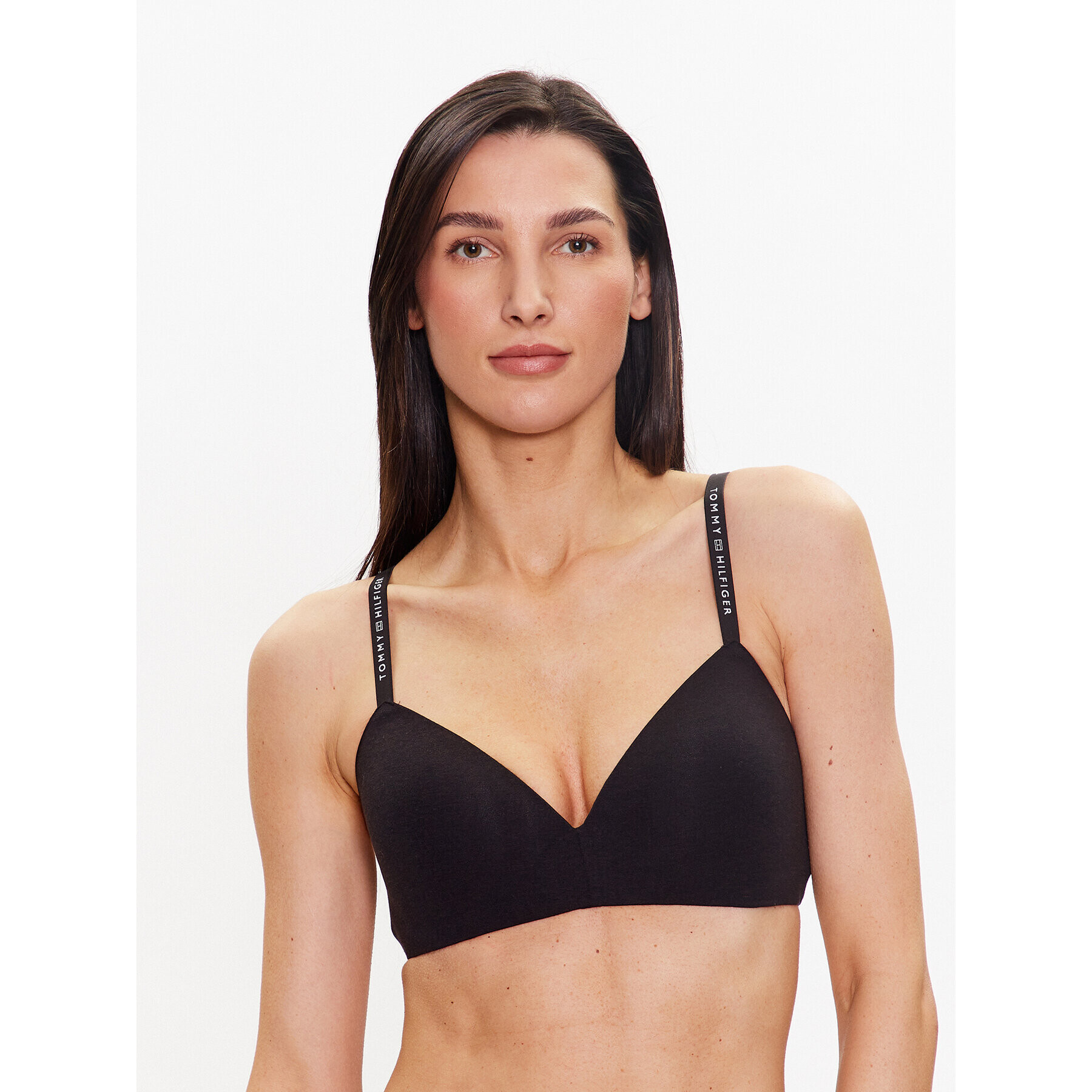 Tommy Hilfiger Push-Up nedrček UW0UW04235 Črna - Pepit.si