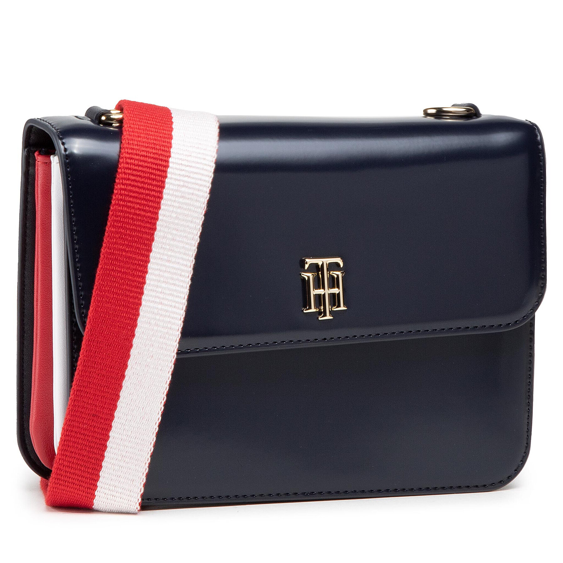 Tommy Hilfiger Ročna torba Th Staple Crossover AW0AW09695 Mornarsko modra - Pepit.si