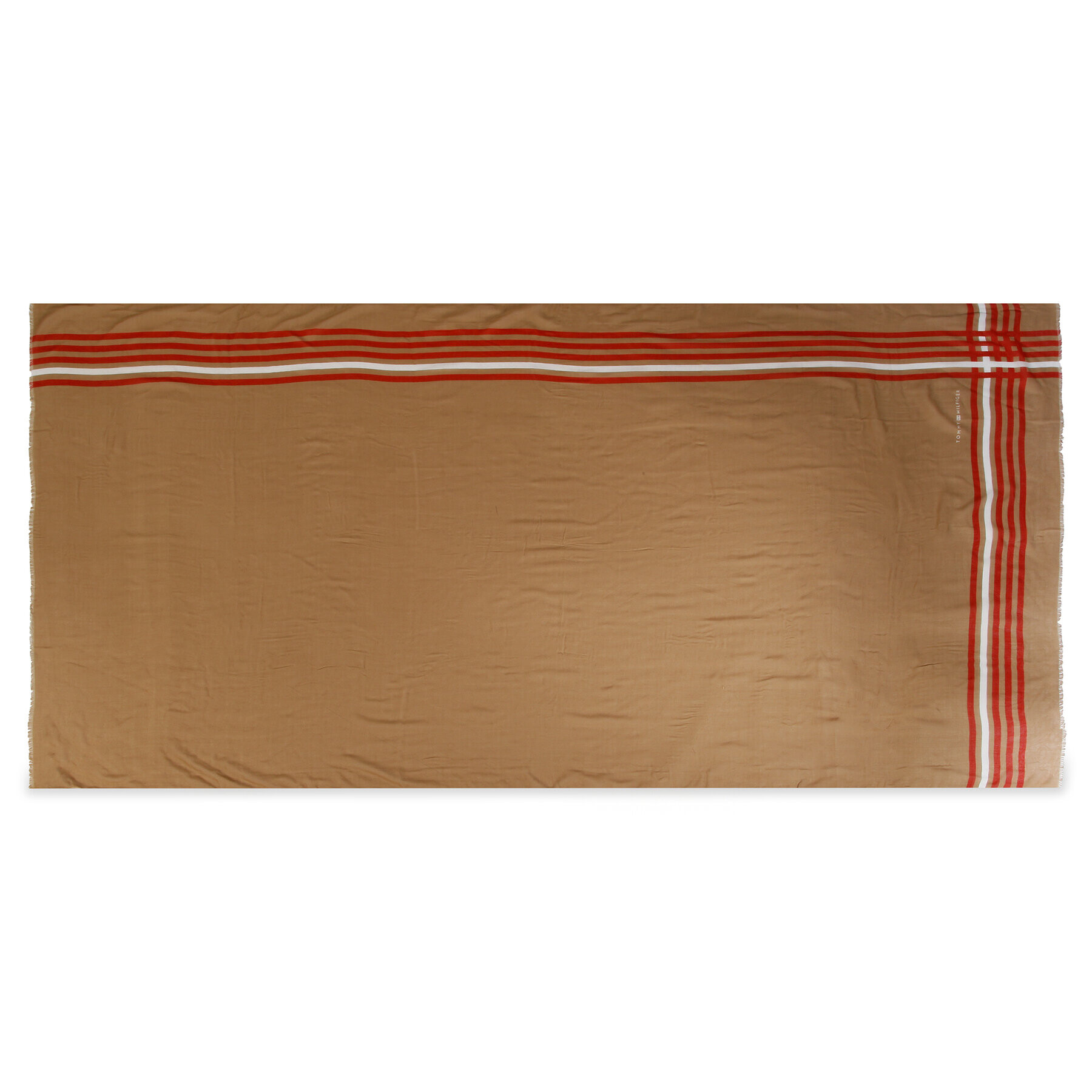 Tommy Hilfiger Ruta Essential Flag Scarf AW0AW13890 Khaki - Pepit.si