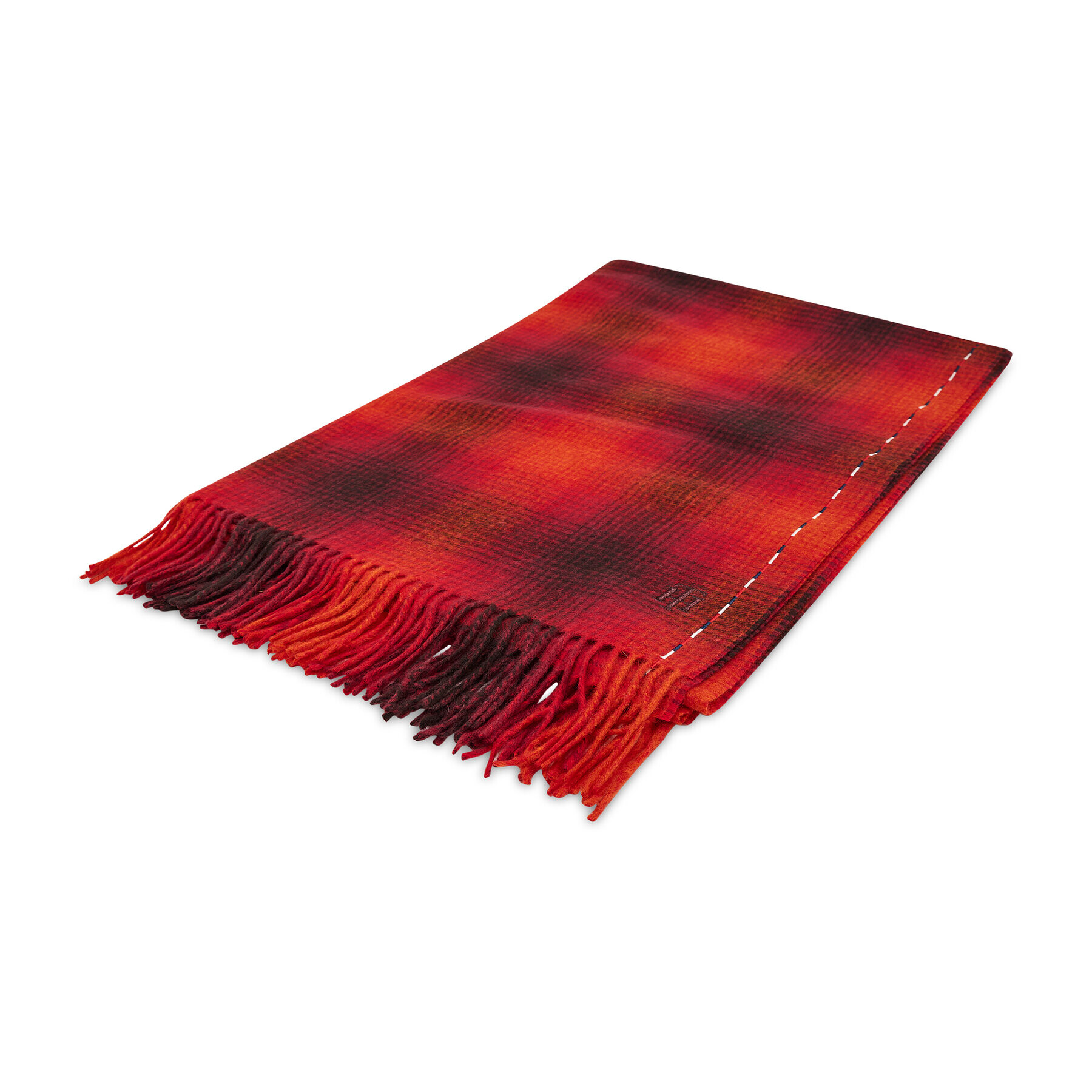 Tommy Hilfiger Ruta Th Elevated Scarf Check AW0AW10845 Rdeča - Pepit.si