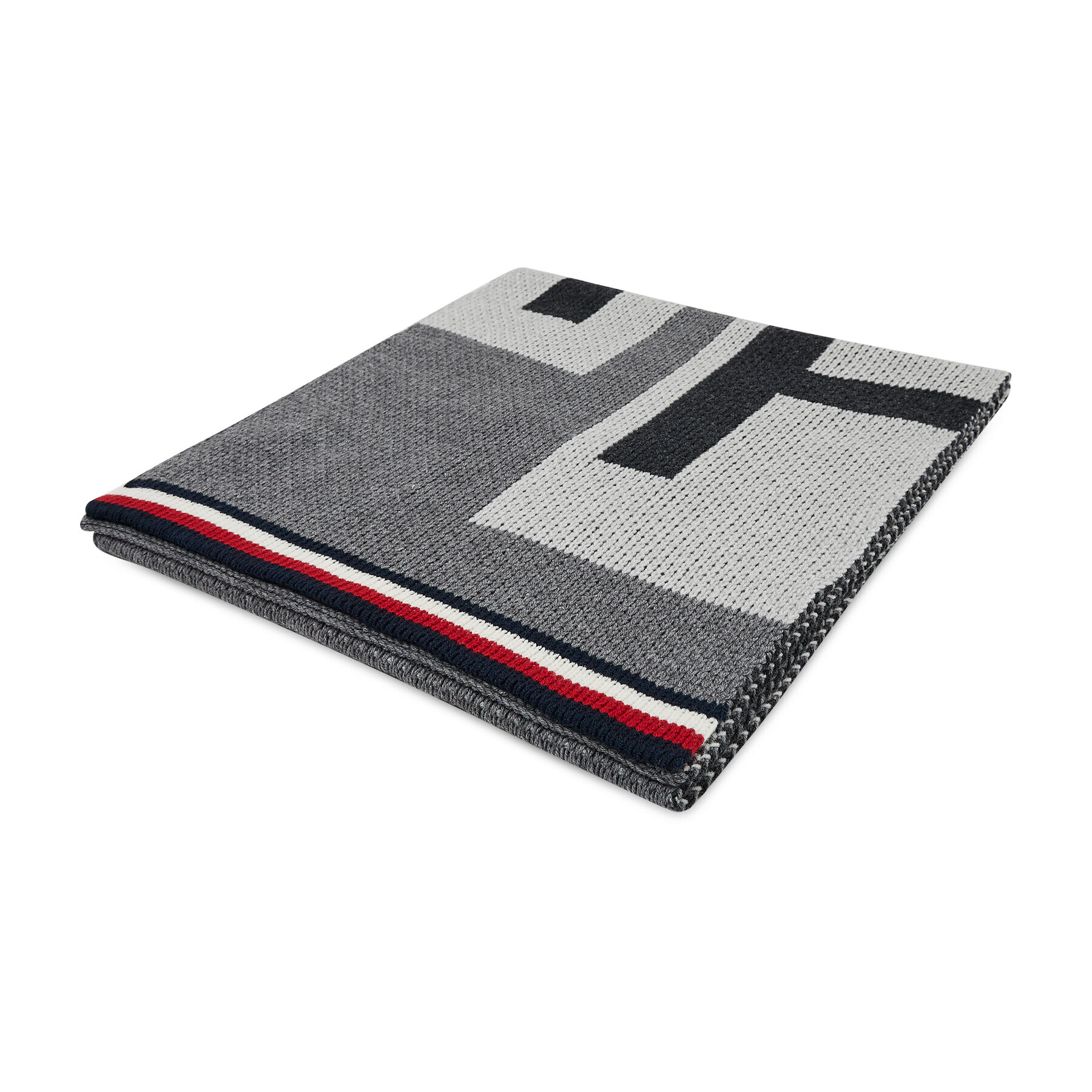 Tommy Hilfiger Ruta Th Heavy Knit Scarf AM0AM07895 Siva - Pepit.si