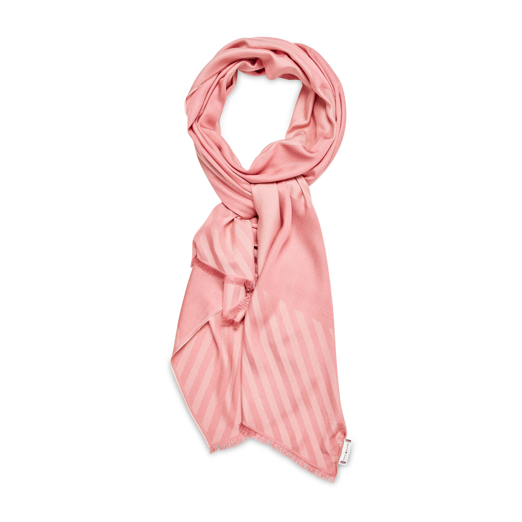 Tommy Hilfiger Ruta Th Outline Scarf AW0AW12179 Roza - Pepit.si