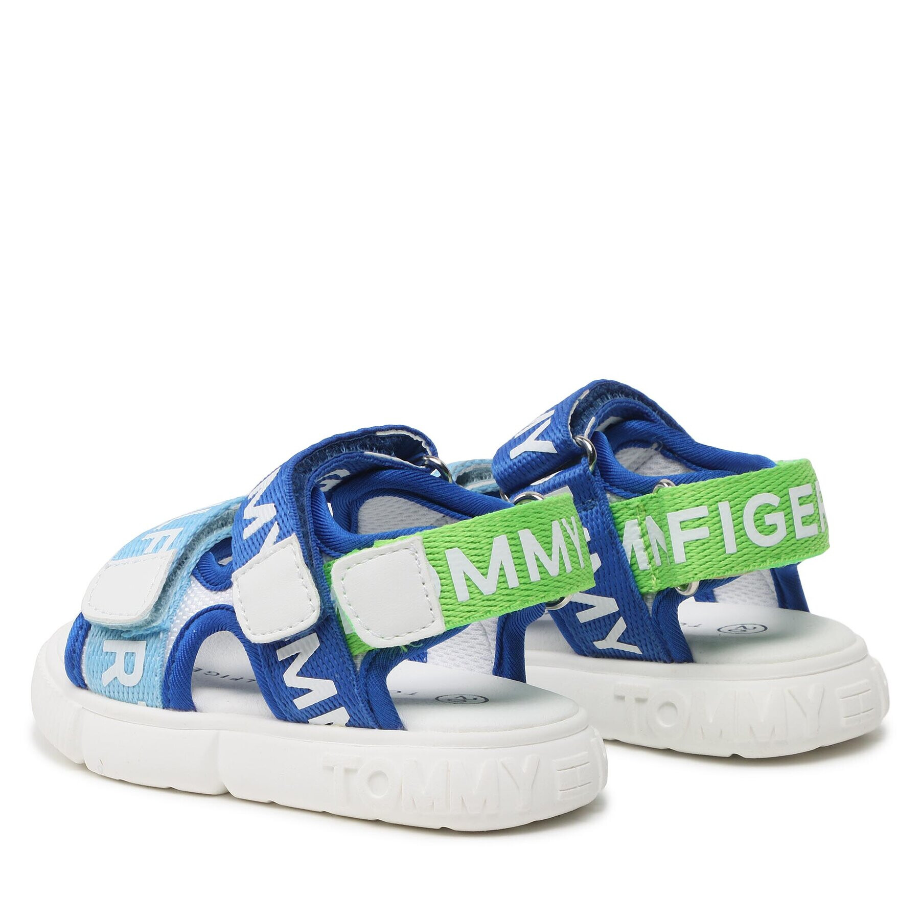 Tommy Hilfiger Sandali Lego Velcro Sandal 1X2-32899-1590 M Modra - Pepit.si