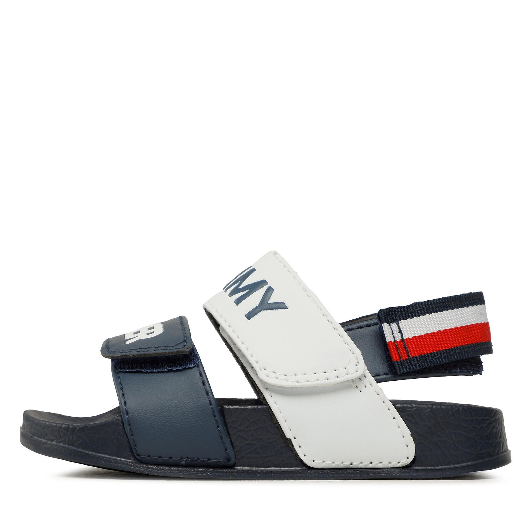 Tommy Hilfiger Sandali Logo Velcro Sandal T1B2-32925-1172 M Mornarsko modra - Pepit.si