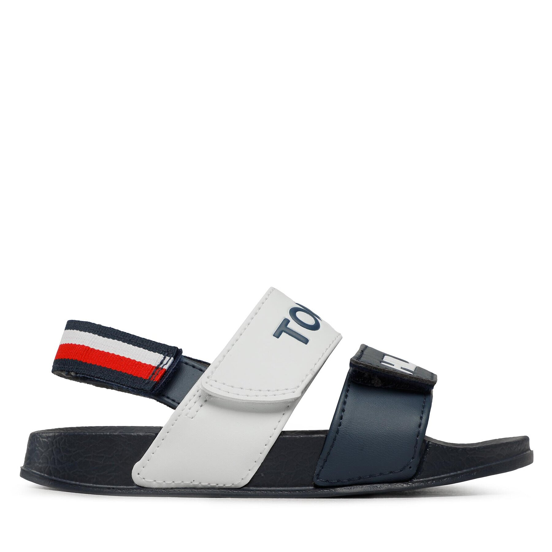 Tommy Hilfiger Sandali Logo Velcro Sandal T1B2-32925-1172 S Mornarsko modra - Pepit.si