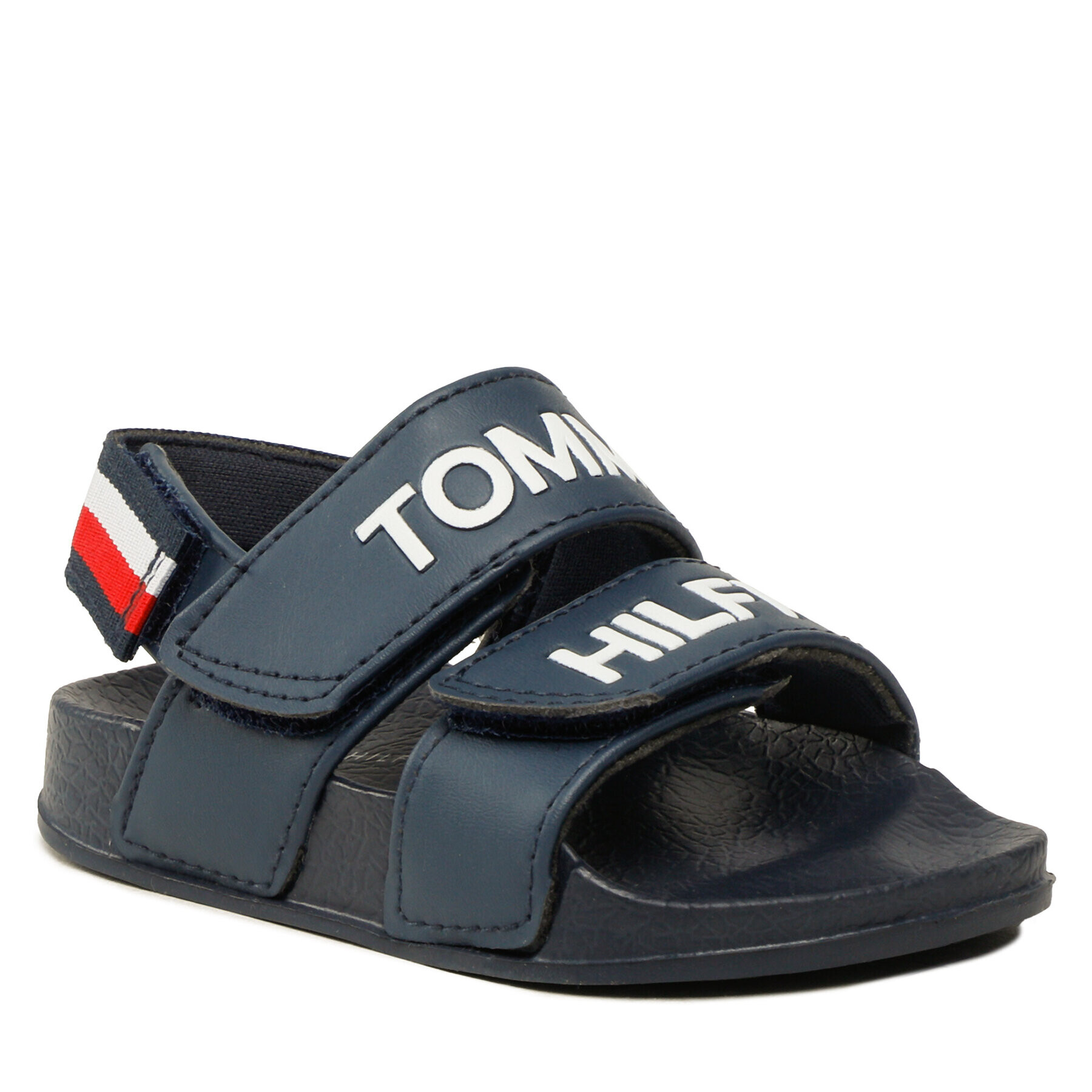 Tommy Hilfiger Sandali Logo Velcro Sandal T1B2-32927-1172 M Mornarsko modra - Pepit.si