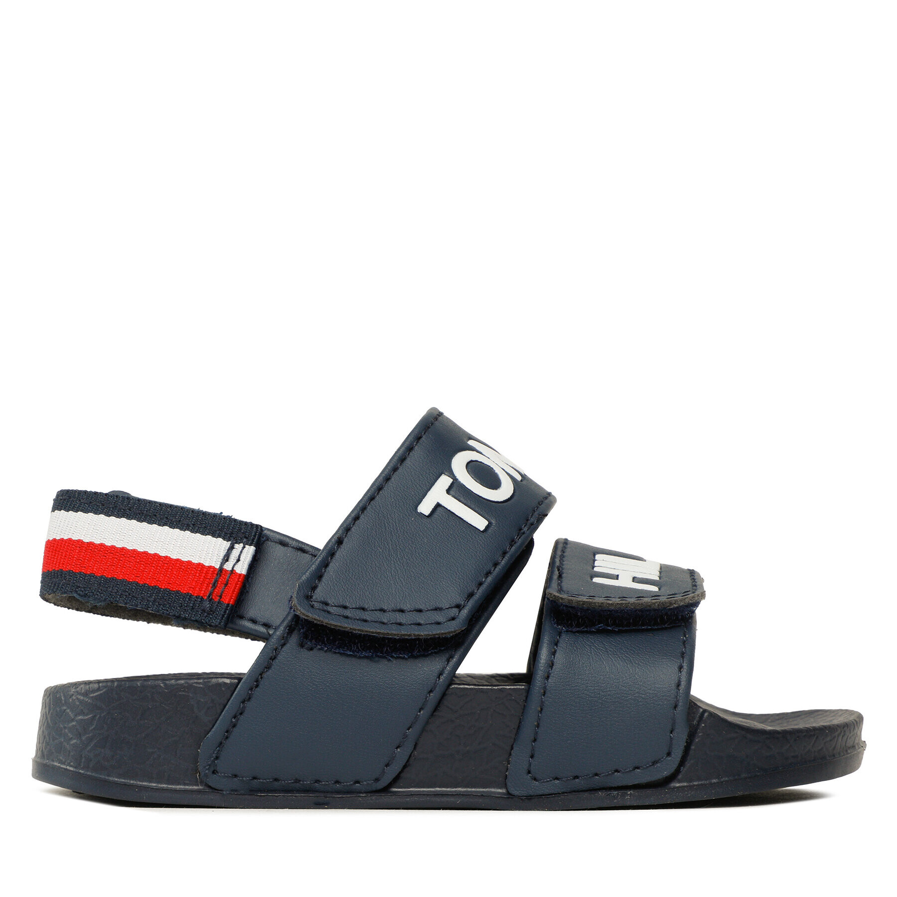 Tommy Hilfiger Sandali Logo Velcro Sandal T1B2-32927-1172 M Mornarsko modra - Pepit.si