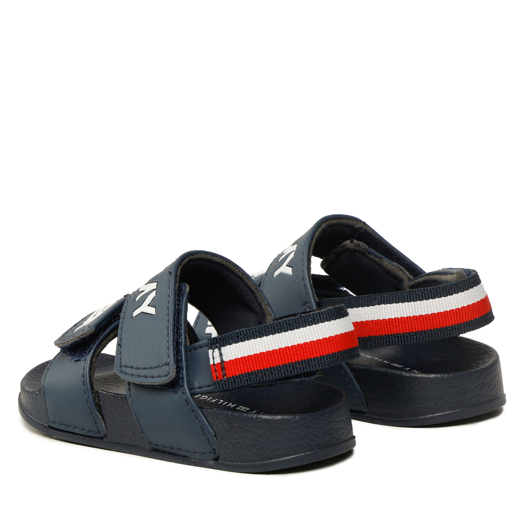 Tommy Hilfiger Sandali Logo Velcro Sandal T1B2-32927-1172 M Mornarsko modra - Pepit.si