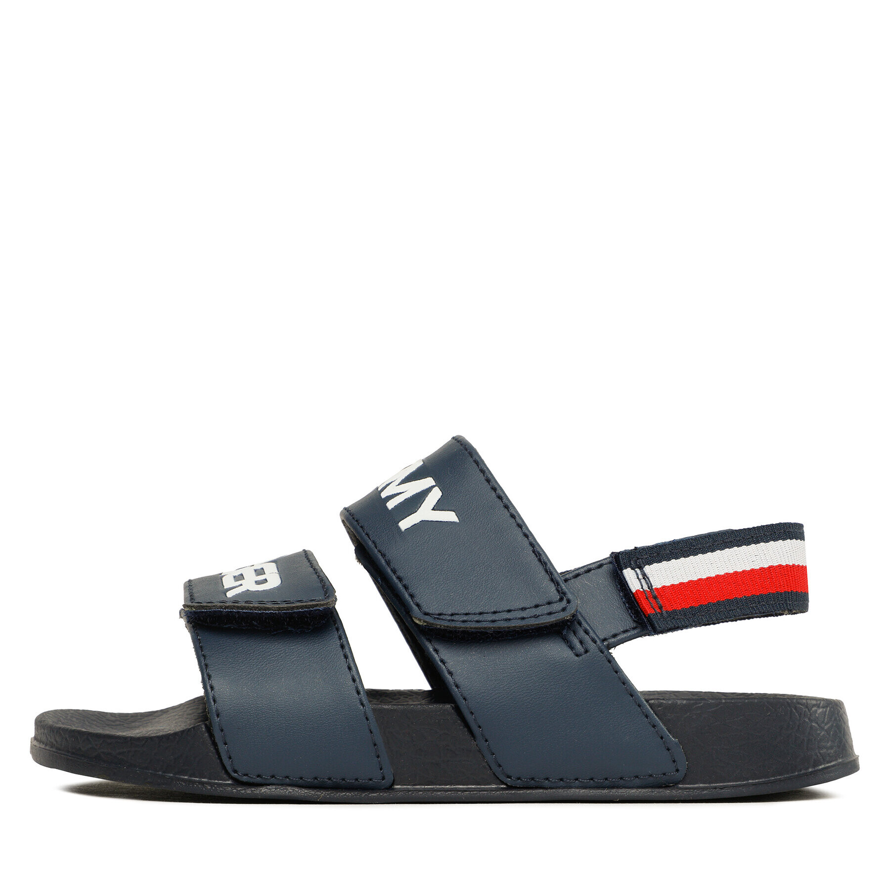 Tommy Hilfiger Sandali Logo Velcro Sandal T1B2-32927-1172 S Mornarsko modra - Pepit.si