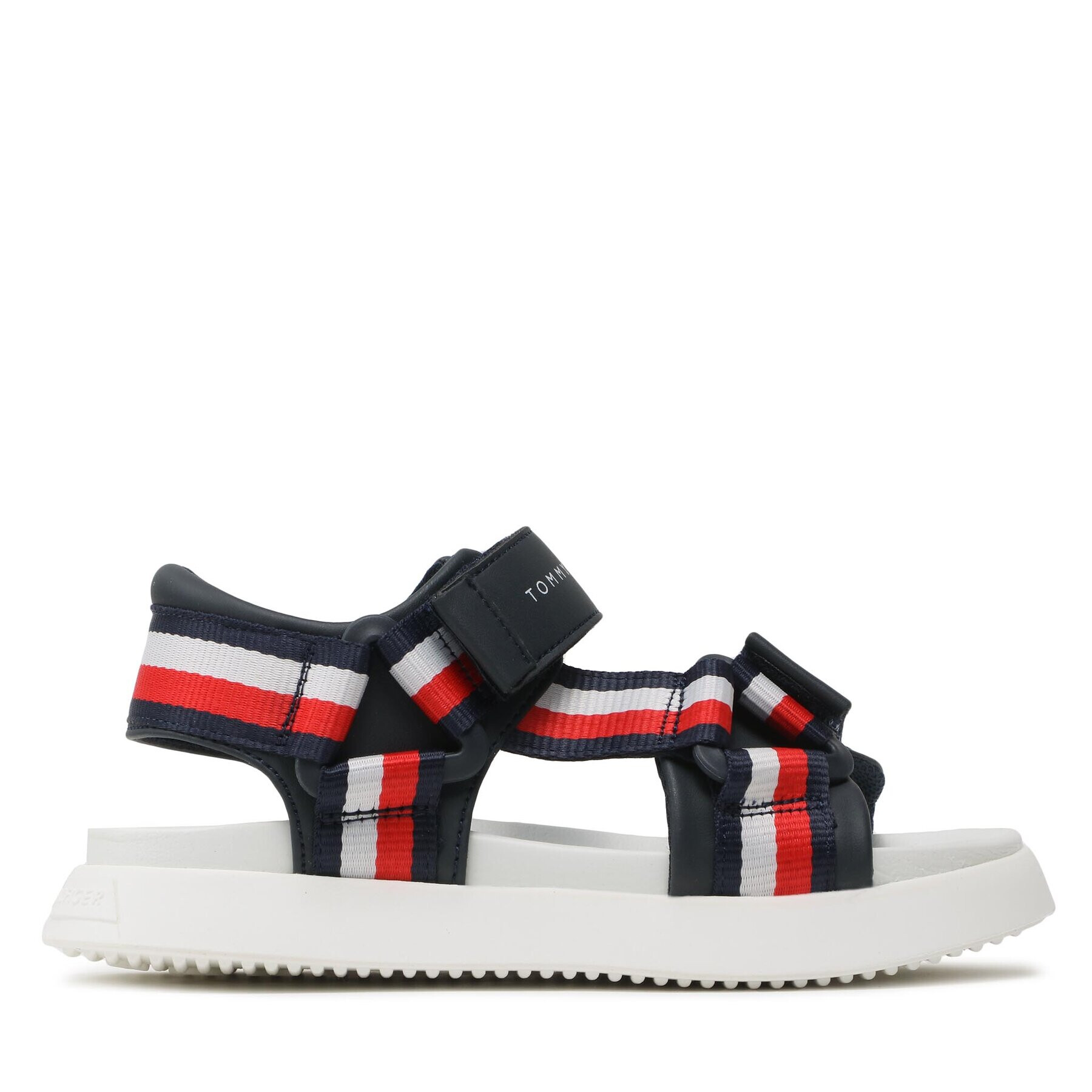 Tommy Hilfiger Sandali Stripes Sandal T3B2-32905-1355 M Mornarsko modra - Pepit.si