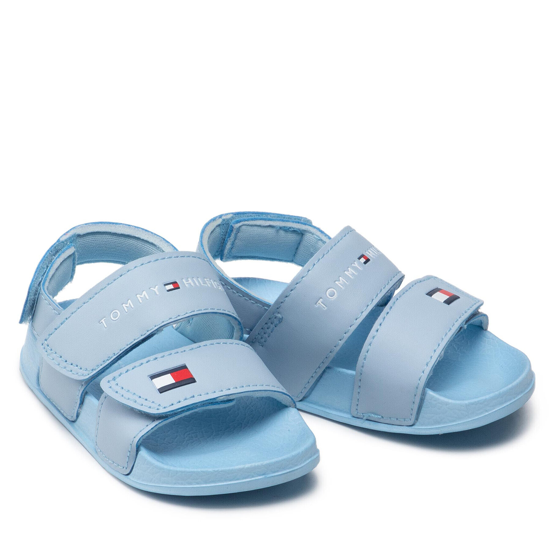 Tommy Hilfiger Sandali Velcro Sandal T1A2-32193-0193 Modra - Pepit.si