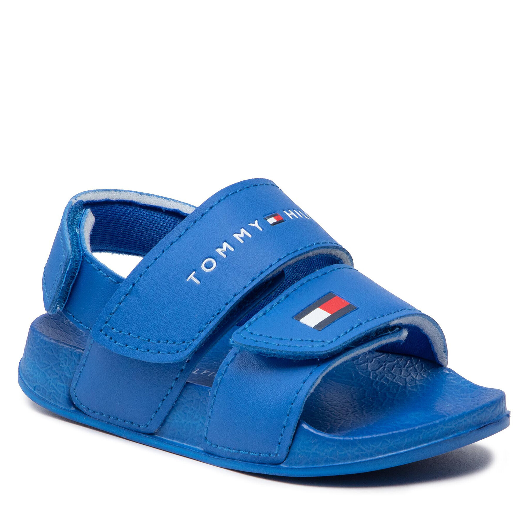 Tommy Hilfiger Sandali Velcro Sandal T1B2-32270-0193 Modra - Pepit.si