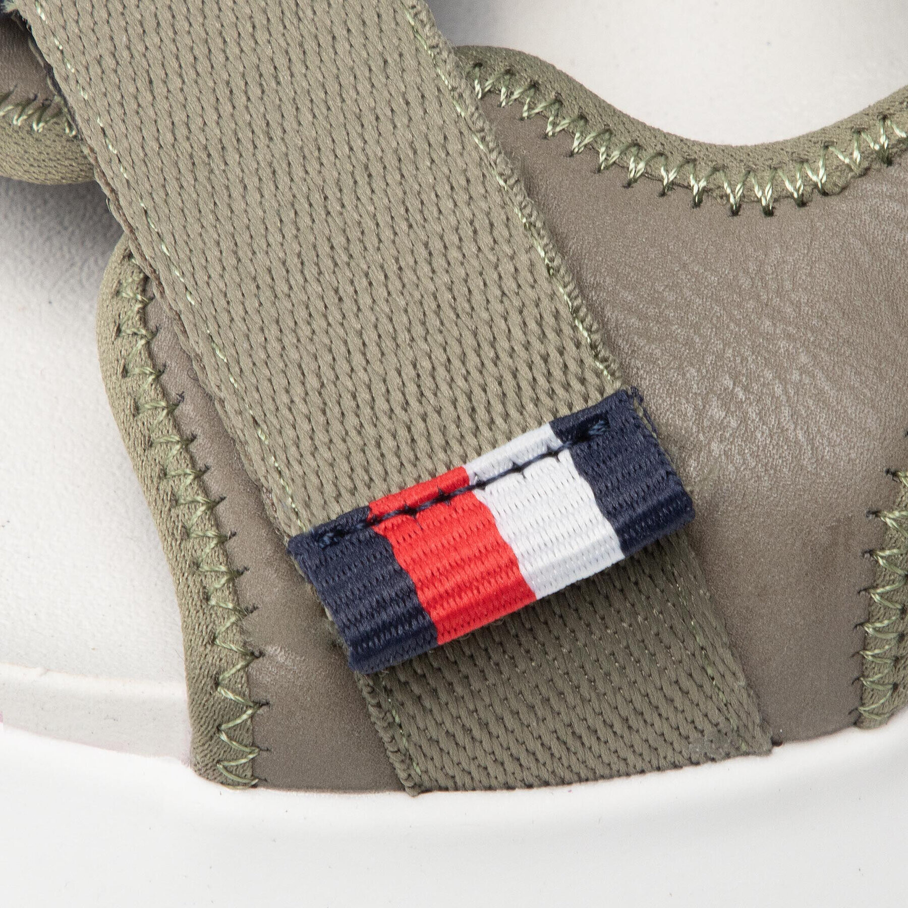 Tommy Hilfiger Sandali Velcro Sandal T3B2-32257-0208 S Zelena - Pepit.si