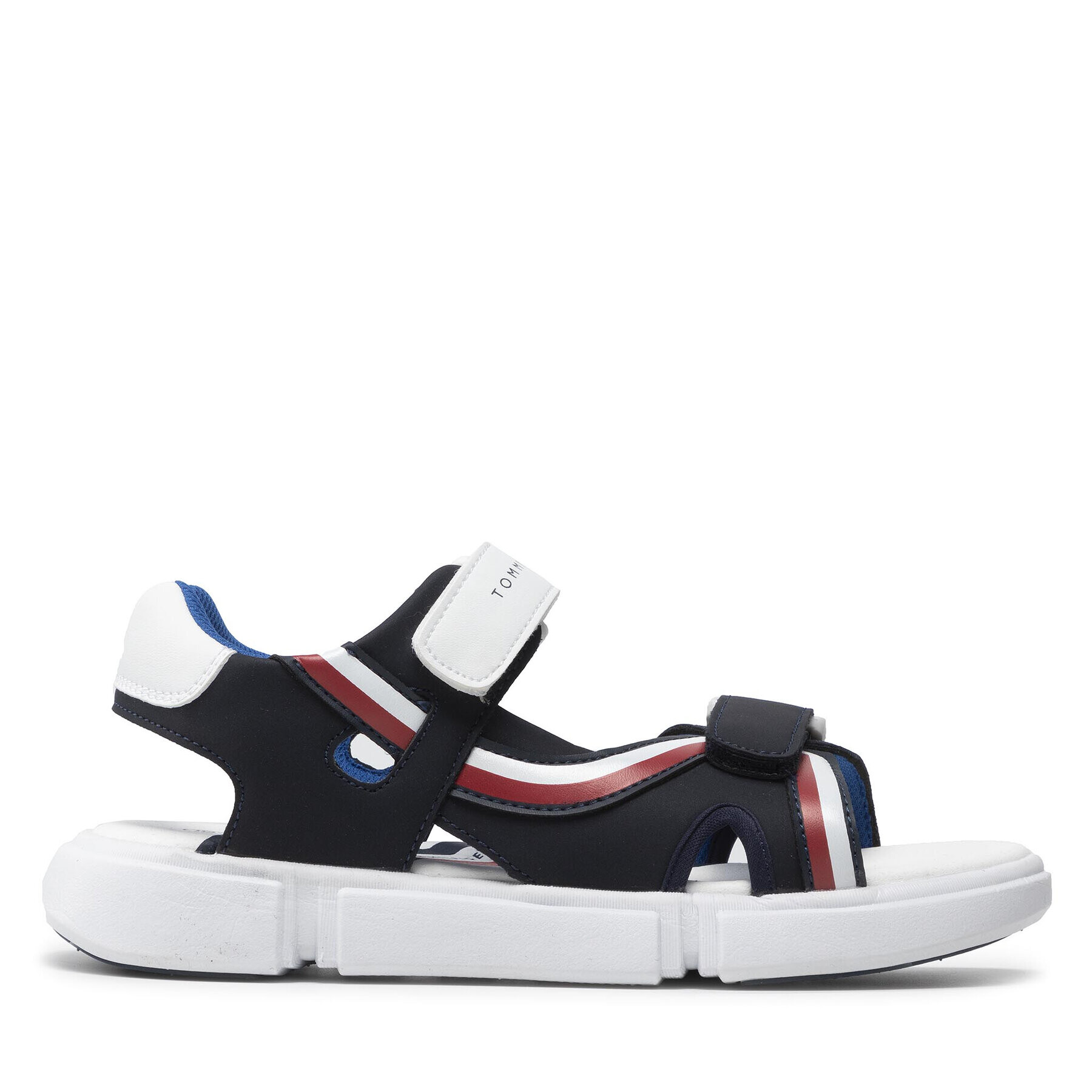 Tommy Hilfiger Sandali Velcro Sandal T3B2-32260-1269X S Mornarsko modra - Pepit.si