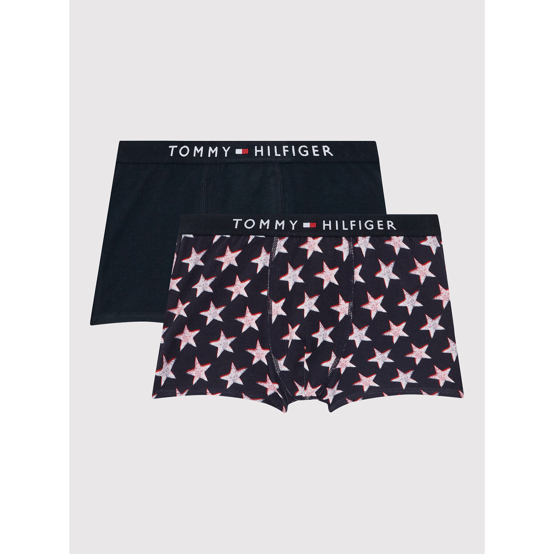 Tommy Hilfiger Set 2 parov boksaric 2p Trunk Print UB0UB00291 Mornarsko modra - Pepit.si