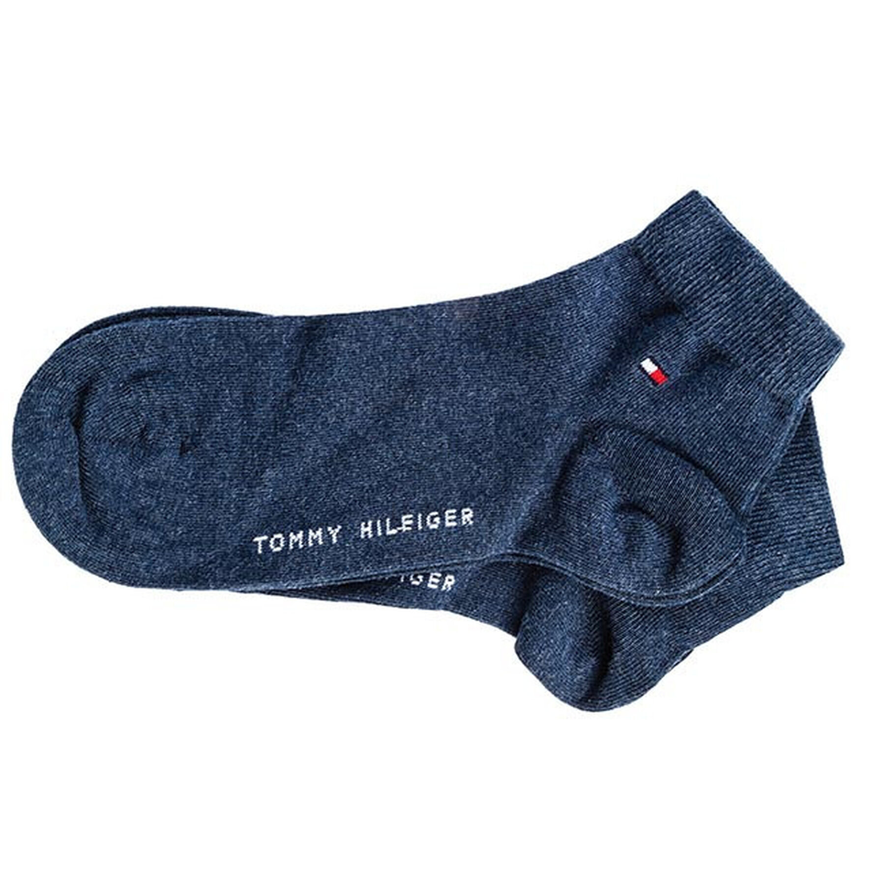 Tommy Hilfiger Set 2 parov moških nizkih nogavic 342025001 r.39/42 Modra - Pepit.si