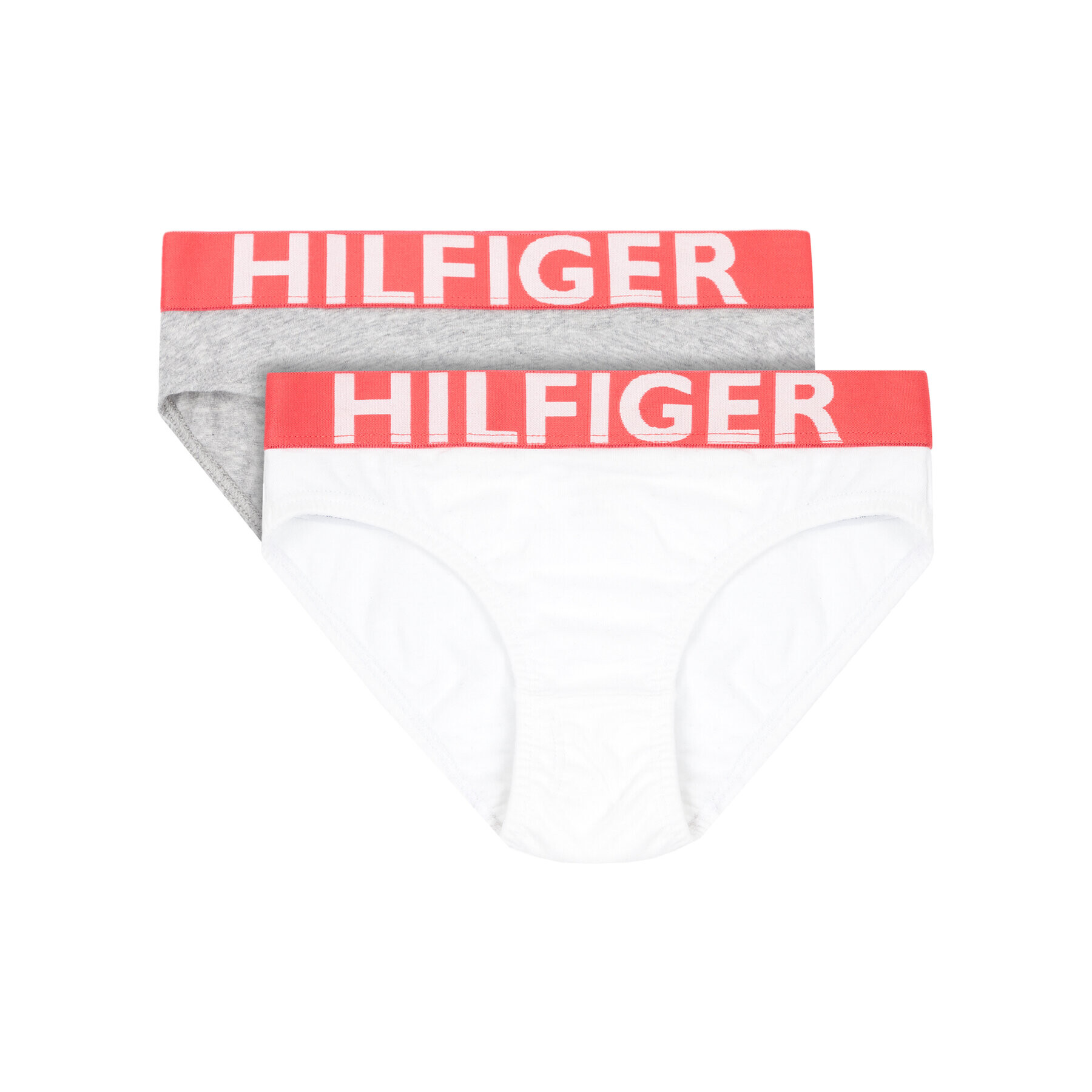 Tommy Hilfiger Set 2 parov spodnjih hlačk 2P Bikini UW0UW00216 Siva Regular Fit - Pepit.si