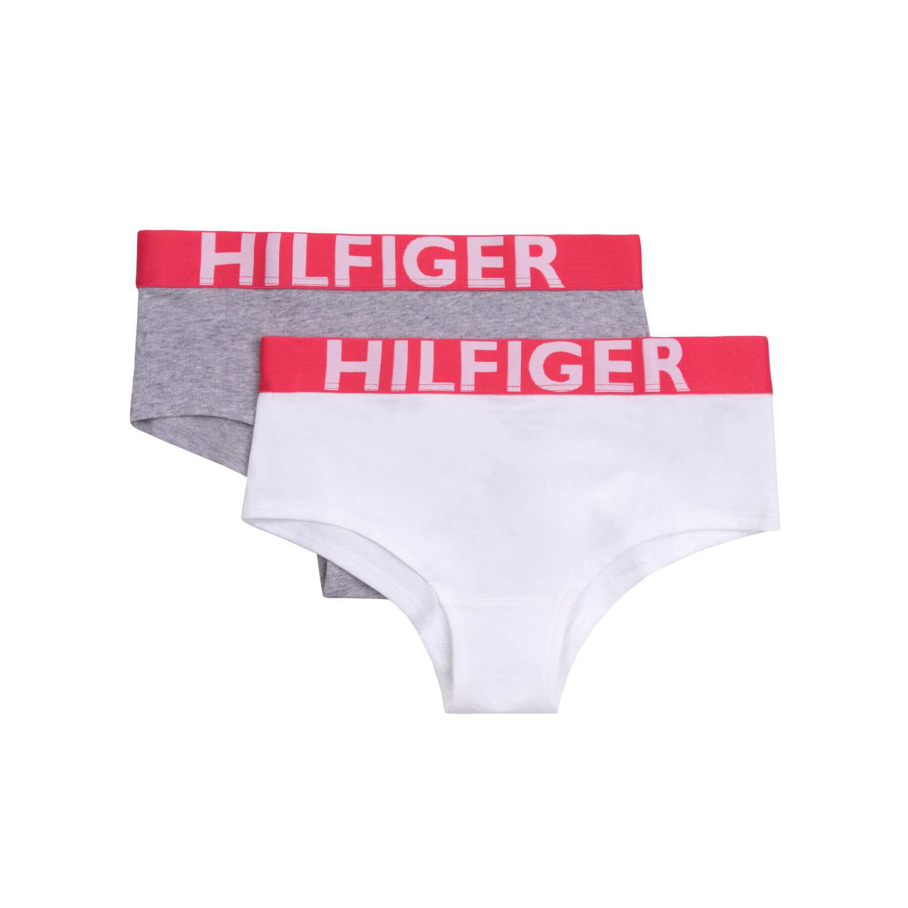 Tommy Hilfiger Set 2 parov spodnjih hlačk 2P Shorty UW0W00225 Bela Regular Fit - Pepit.si