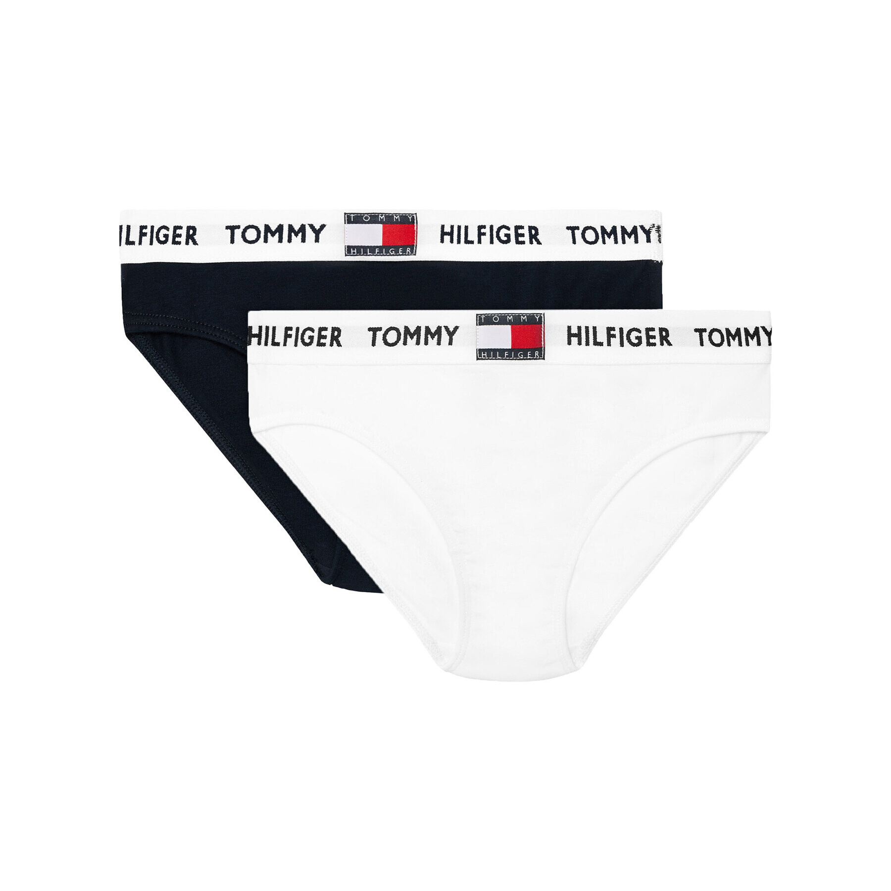 Tommy Hilfiger Set 2 parov spodnjih hlačk UG0UG00348 Mornarsko modra - Pepit.si