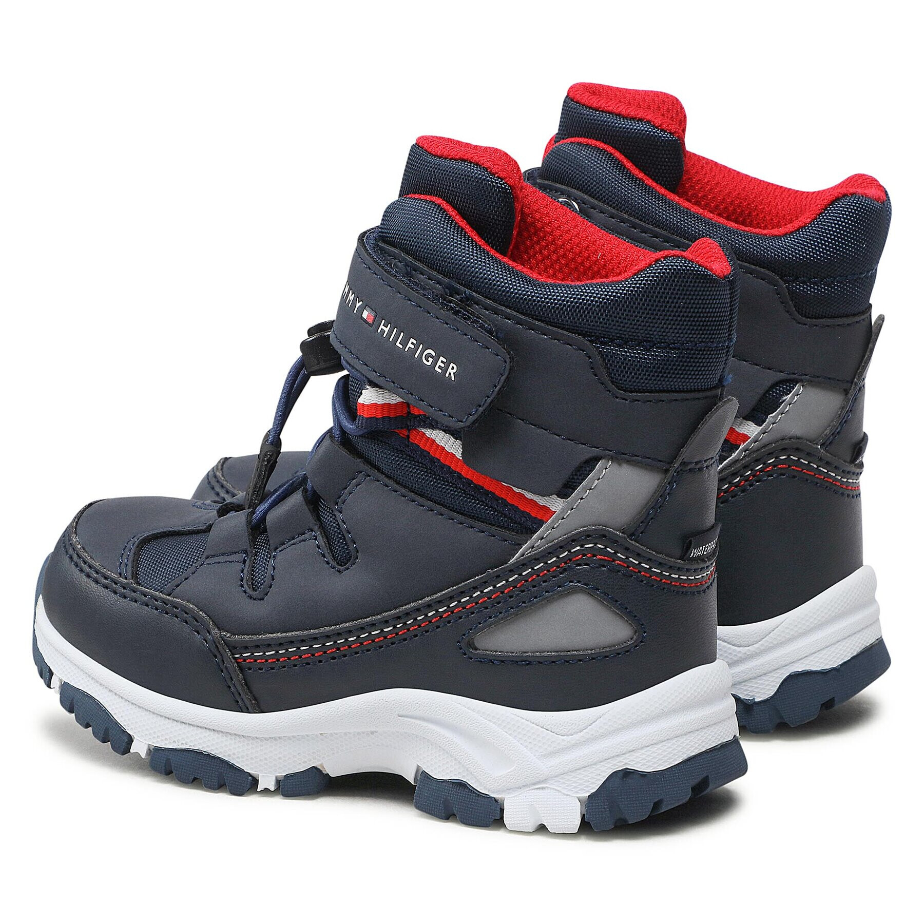 Tommy Hilfiger Škornji za sneg Tech Bootie T3B5-32542-1487 M Mornarsko modra - Pepit.si