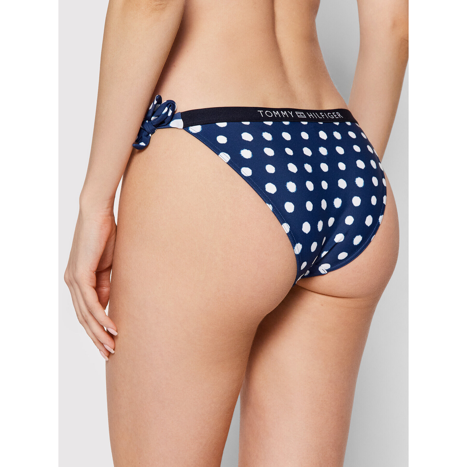 Tommy Hilfiger Spodnji del bikini Cheeky UW0UW03395 Mornarsko modra - Pepit.si