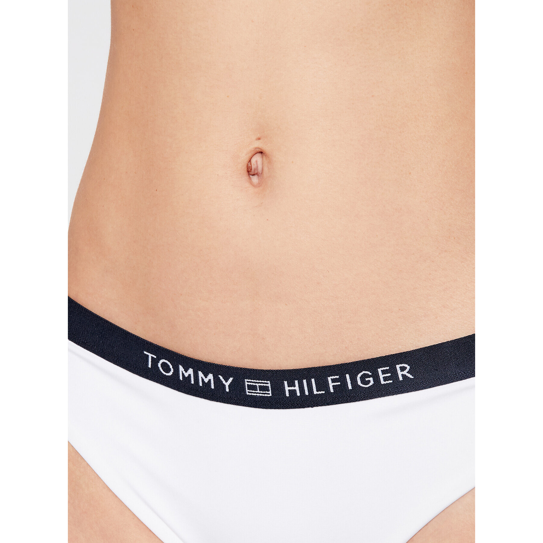 Tommy Hilfiger Spodnji del bikini Classic UW0UW02710 Bela - Pepit.si