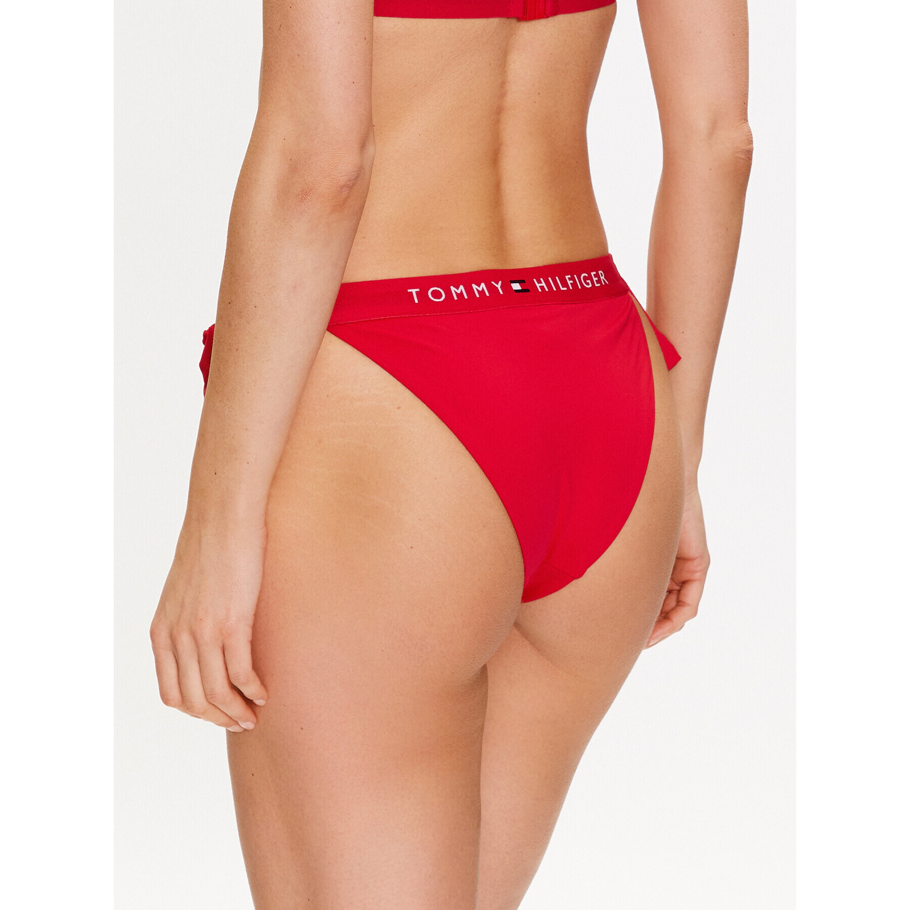 Tommy Hilfiger Spodnji del bikini UW0UW04497 Rdeča - Pepit.si