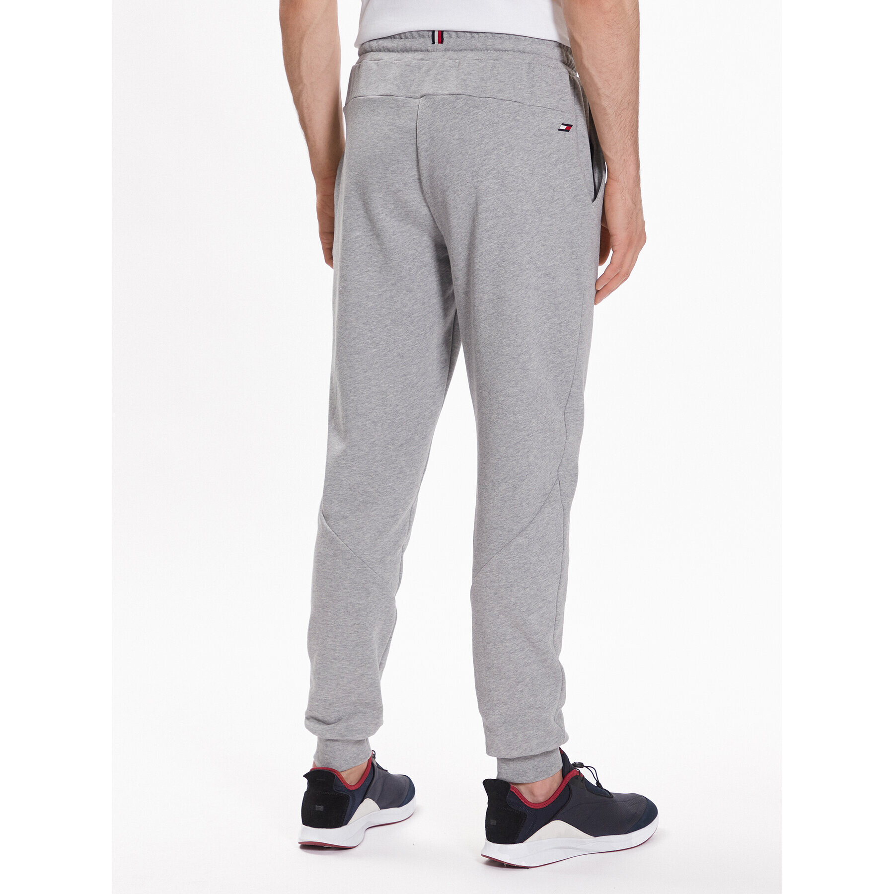 Tommy Hilfiger Spodnji del trenirke Essential MW0MW30397 Siva Regular Fit - Pepit.si