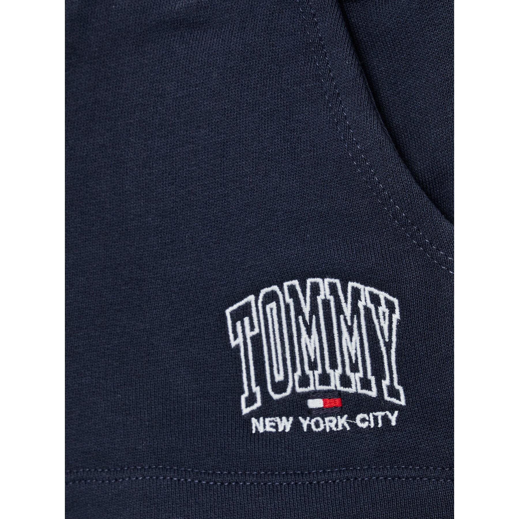 Tommy Hilfiger Športne kratke hlače Bold Varsity KG0KG06529 Mornarsko modra Regular Fit - Pepit.si