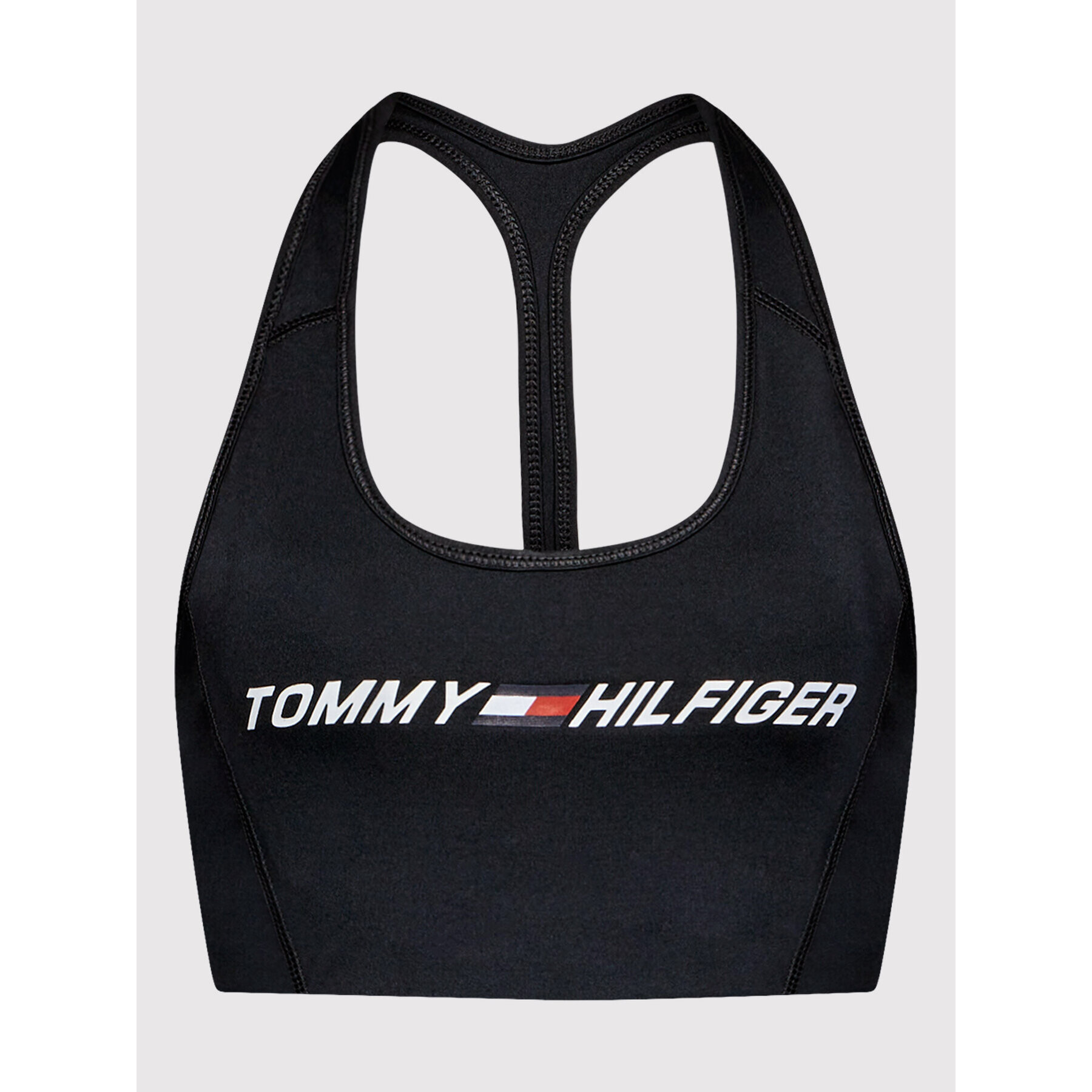 Tommy Hilfiger Špotni nedrček Intensity Graphic S10S100973 Mornarsko modra - Pepit.si