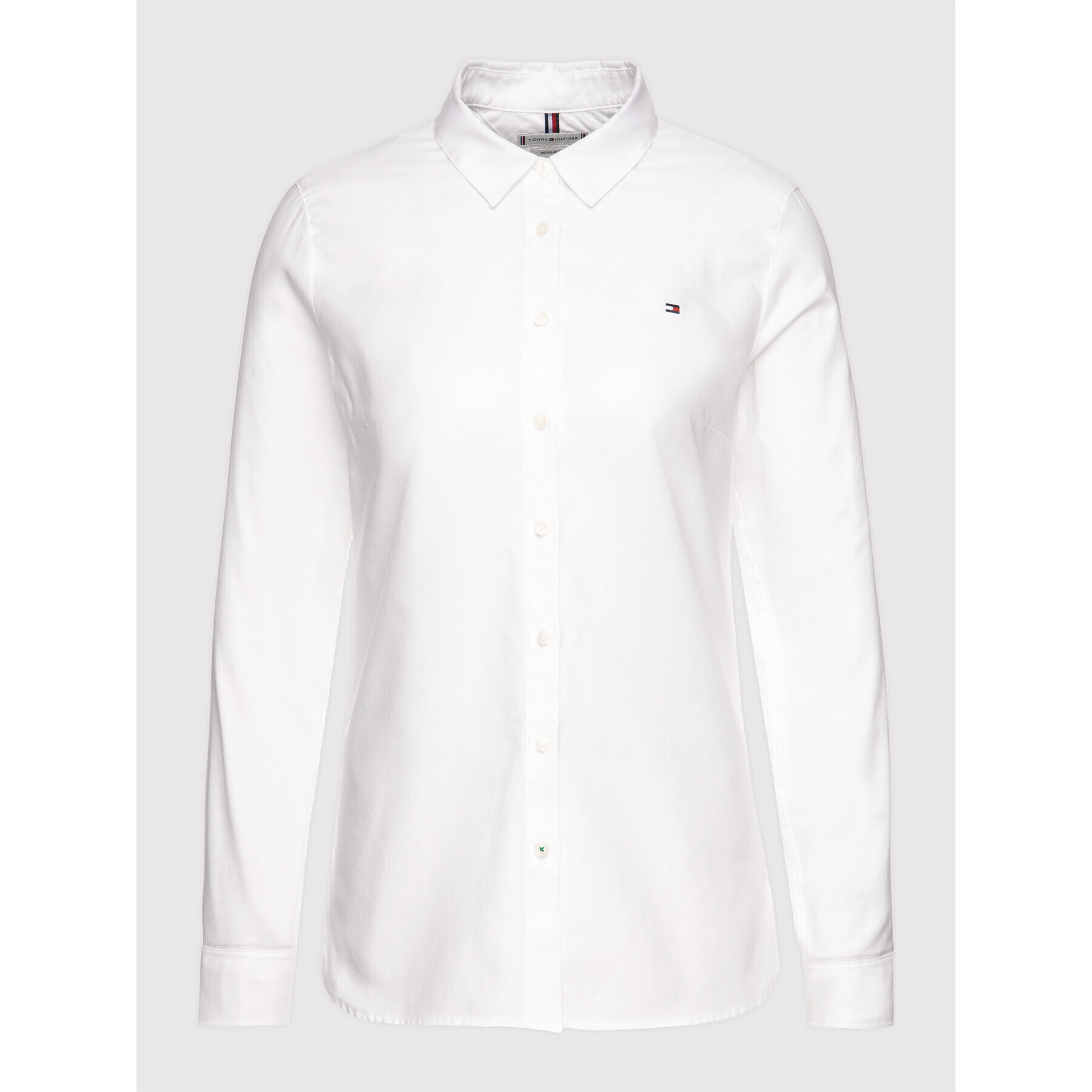 Tommy Hilfiger Srajca Heritage Regular Fit Shirt 1M87647512 Bela Regular Fit - Pepit.si