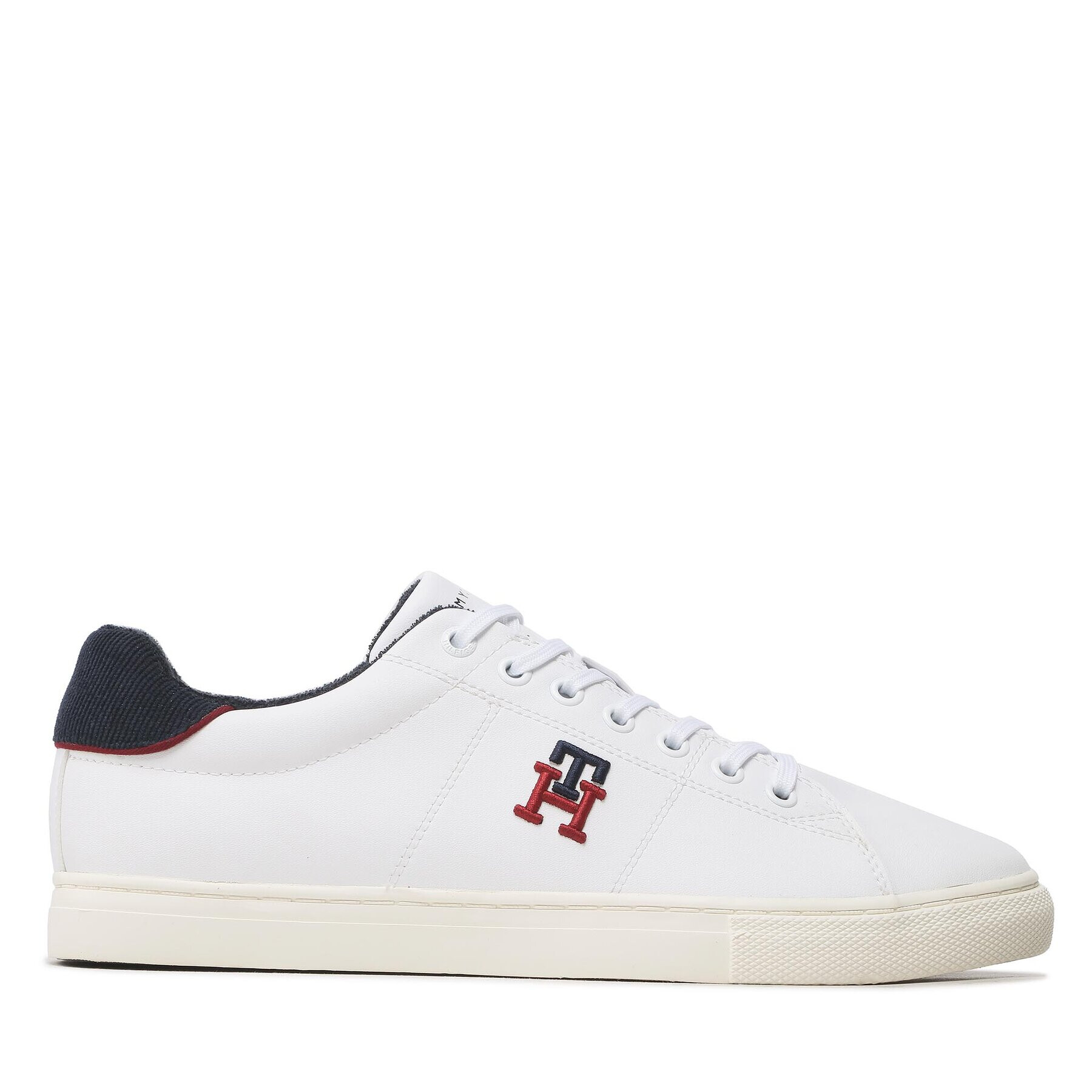 Tommy Hilfiger Superge Core Vulc Varsity Monogram FM0FM04350 Bela - Pepit.si