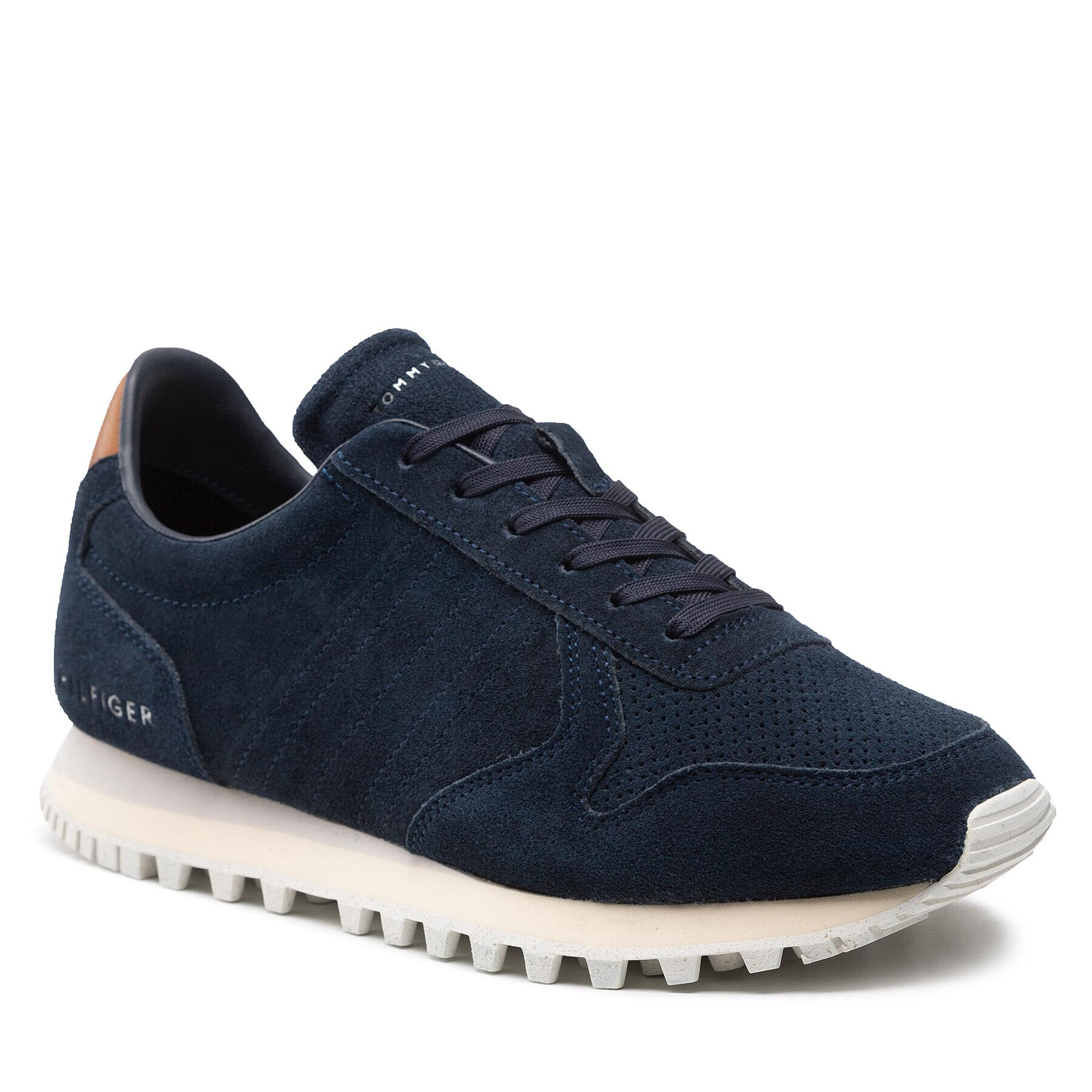 Tommy Hilfiger Superge Elevated Sustinable Runner FM0FM04133 Mornarsko modra - Pepit.si