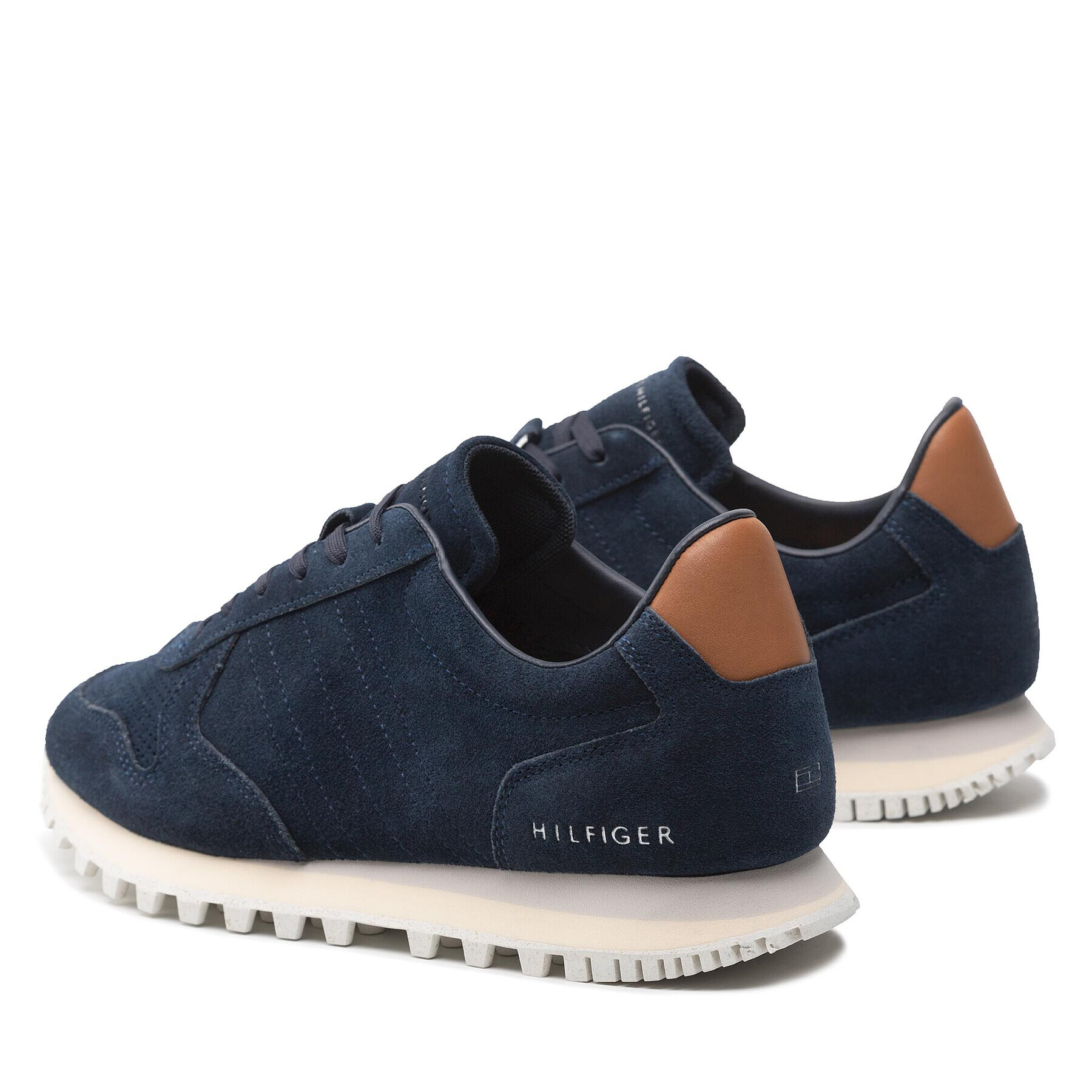 Tommy Hilfiger Superge Elevated Sustinable Runner FM0FM04133 Mornarsko modra - Pepit.si