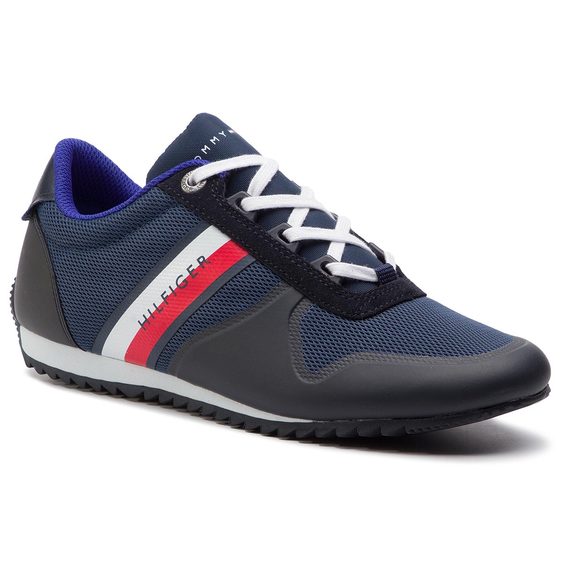 Tommy Hilfiger Superge Essential Modern Mesh Runner FM0FM02270 Mornarsko modra - Pepit.si