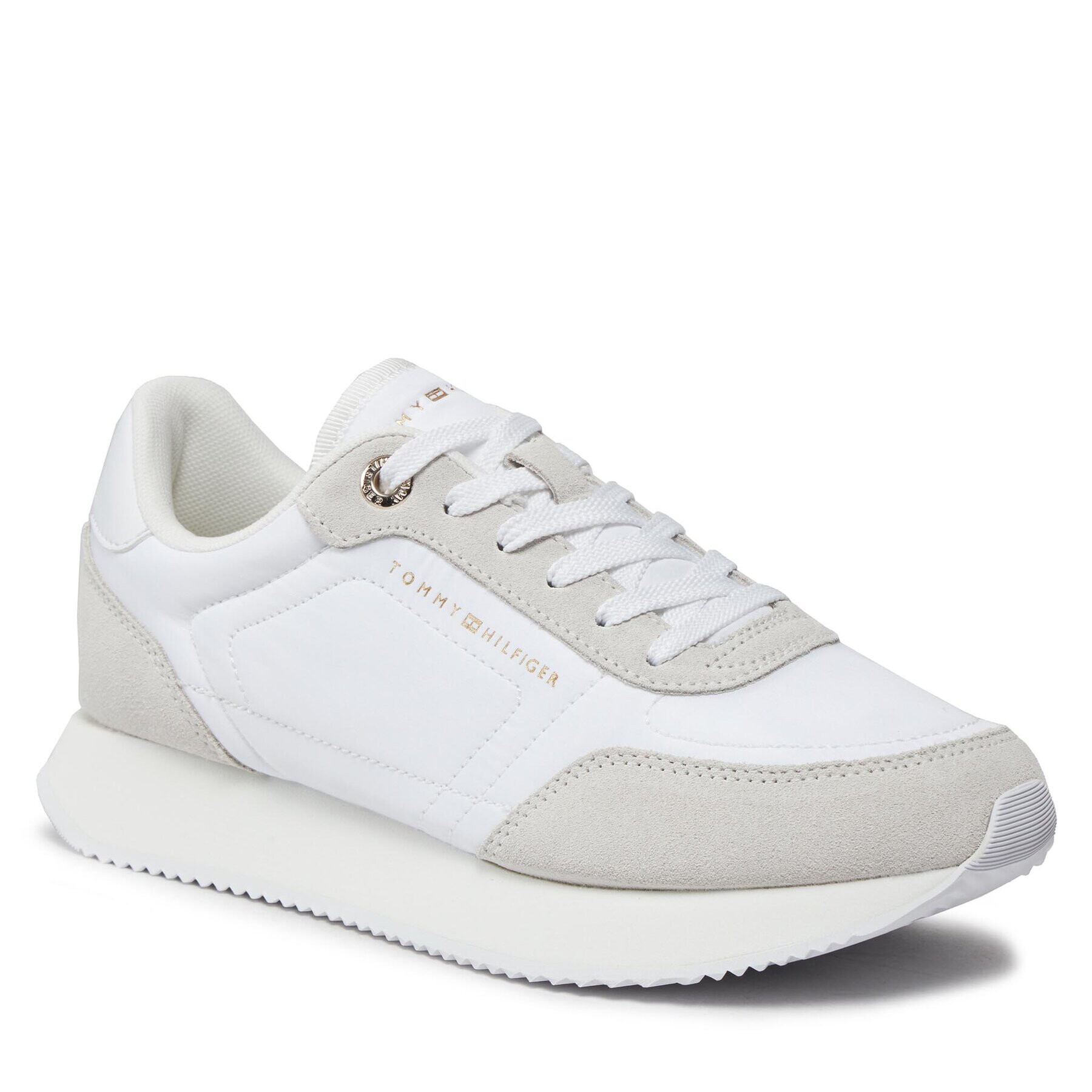 Tommy Hilfiger Superge Essential Runner FW0FW07681 Bela - Pepit.si