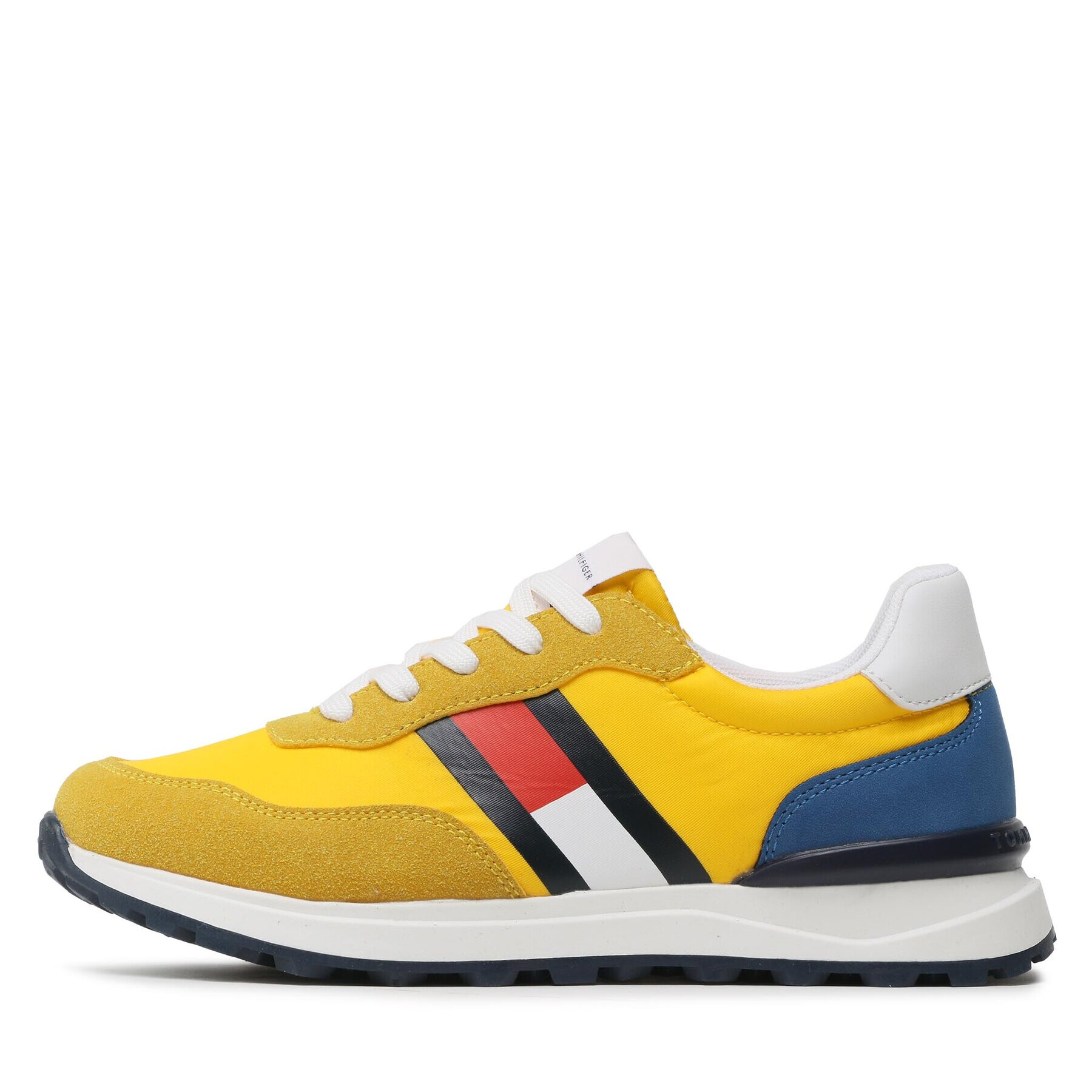 Tommy Hilfiger Superge Flag Low Cut Lace-Up Sneaker T3X9-32886-1587 S Rumena - Pepit.si